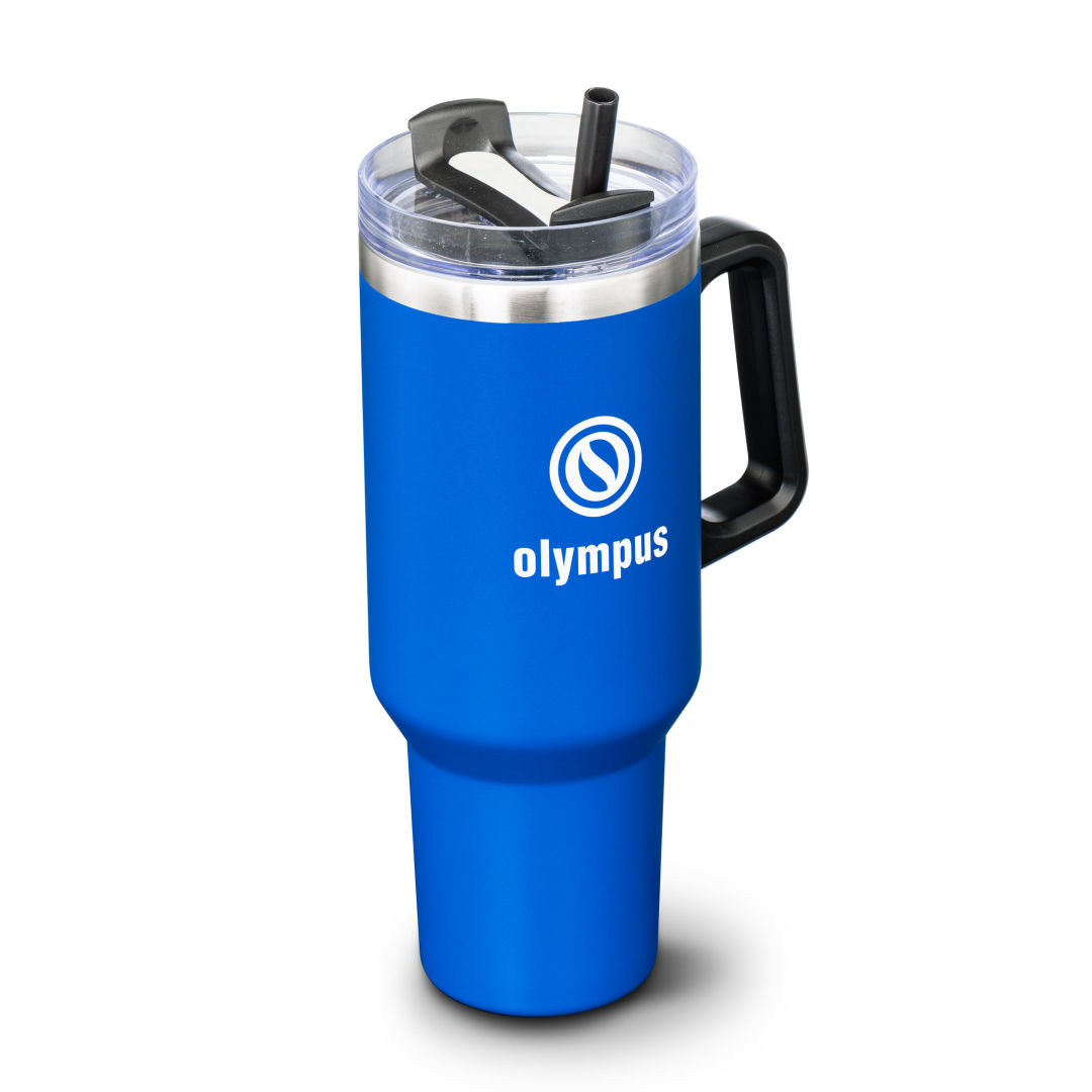 Compeer Handle Travel Mug w/Straw - 40oz 2