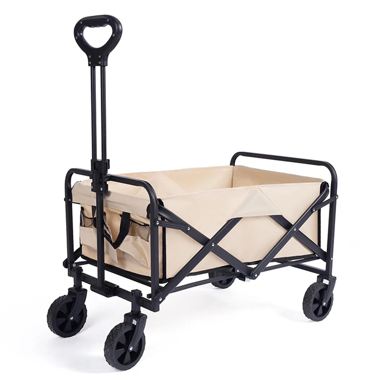 Custom Foldable Large Capacity Camping Trolley Storage Cart 5