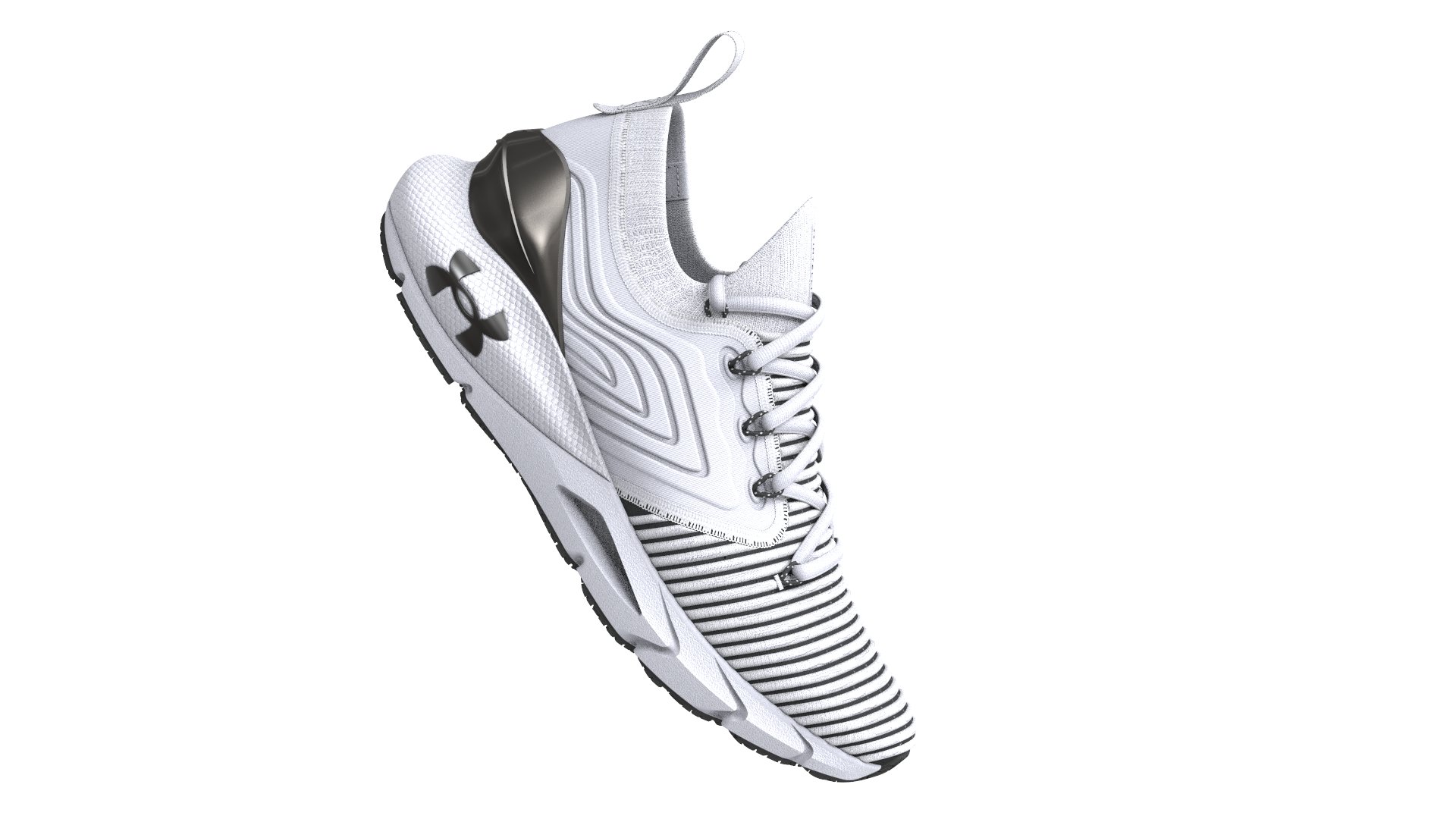 Unisex UA HOVR Phantom 2 IntelliKnit Visual Materials Running Shoes  2