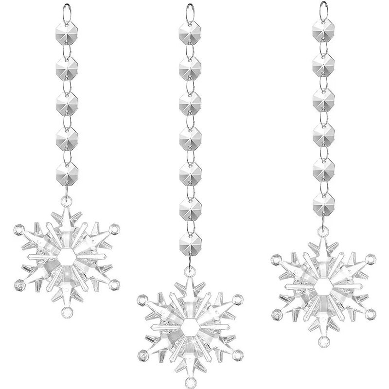 Christmas Snowflake Crystal Lighting 9