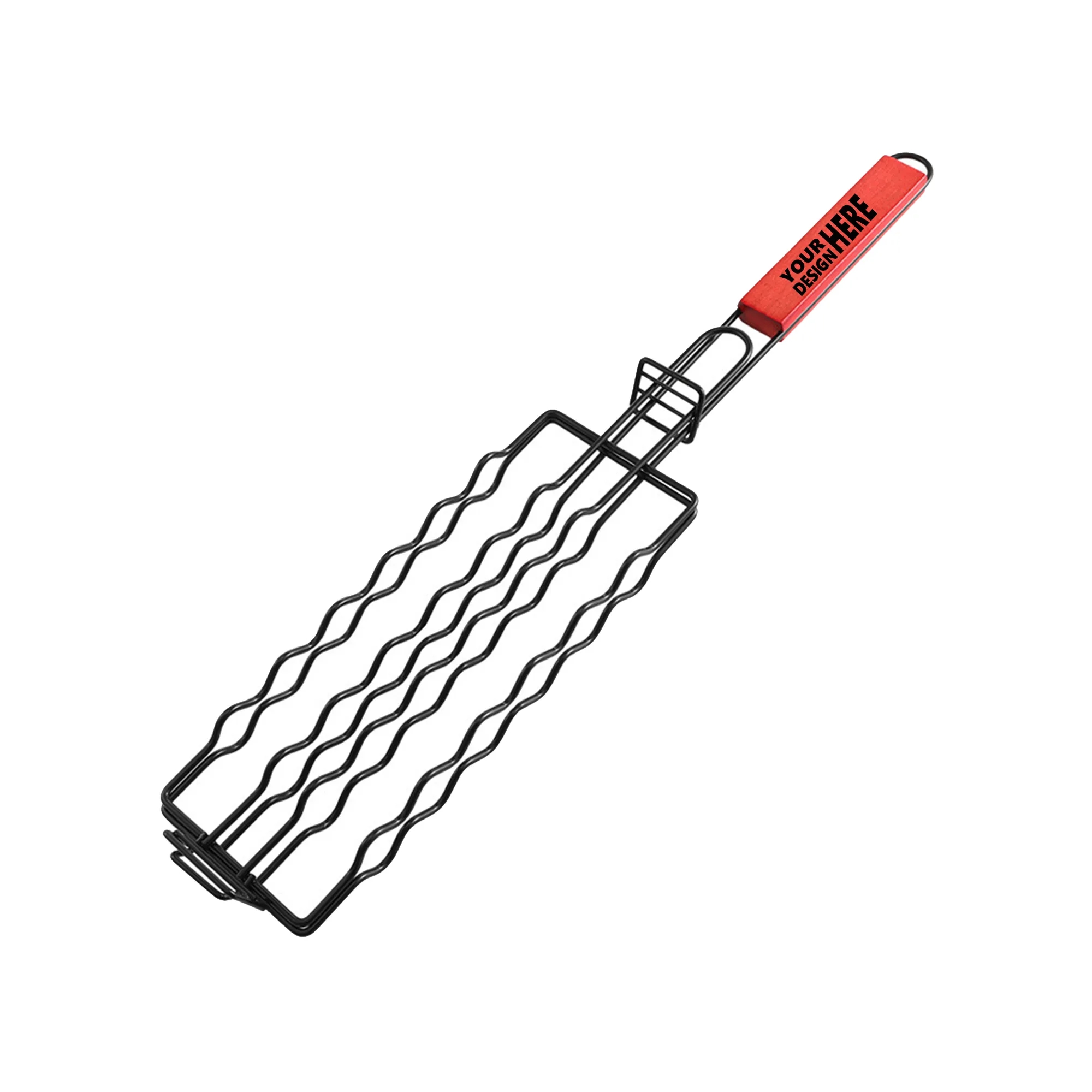 Outdoor Camping Carbon Steel Hot Dog Grill Rack 1