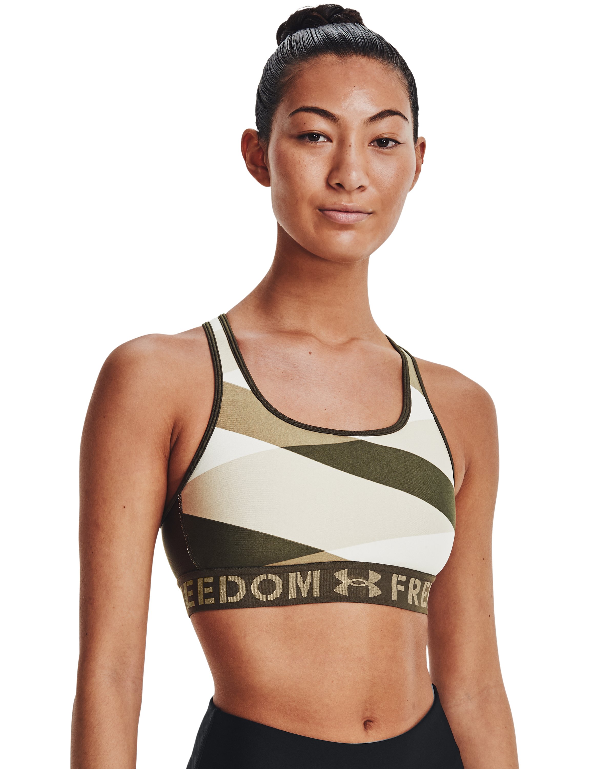Women's Armour Mid Crossback Freedom Sports Bra  2