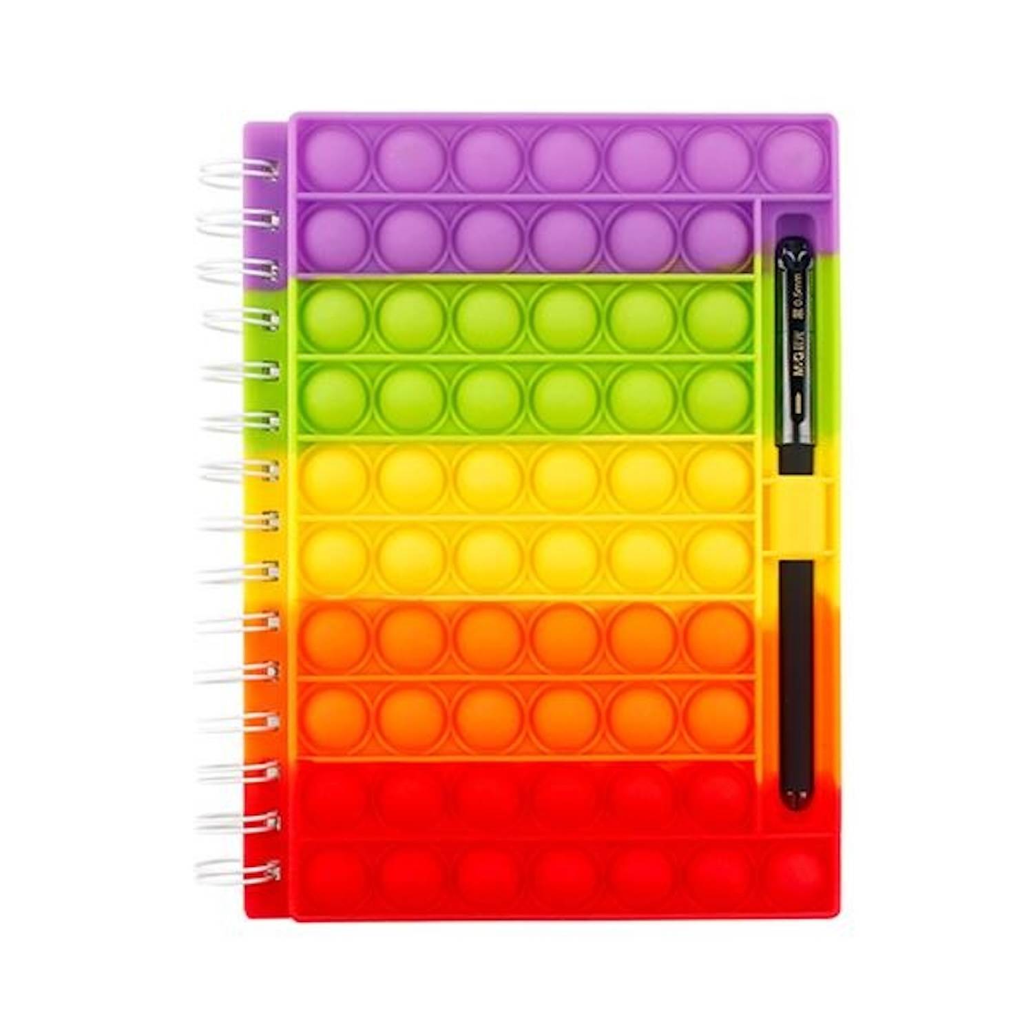 A5 Coil Color Pop Bubble Fidget Notebook 2