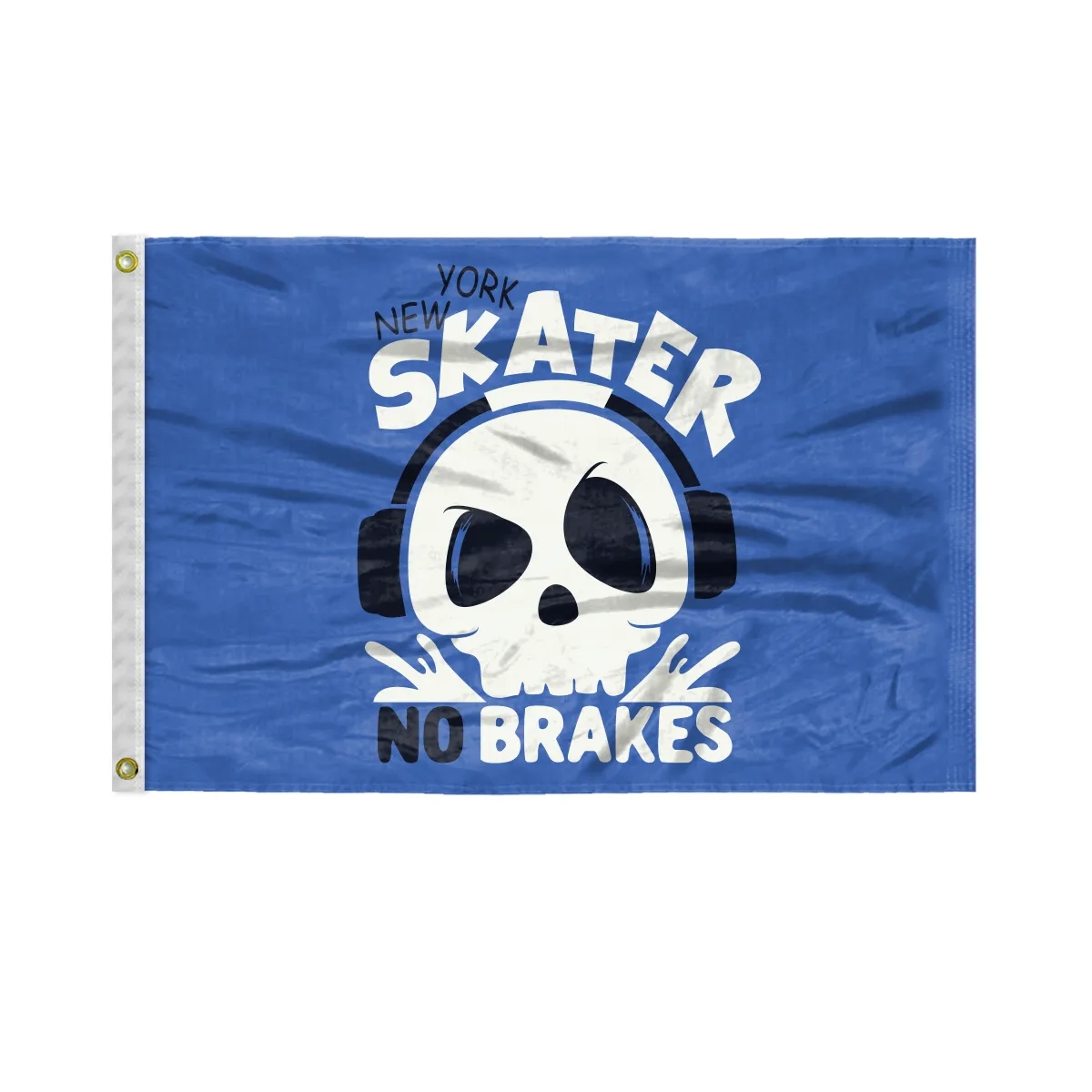 Custom Screen Sublimation Flag - 2' x 3' Silk Poly 2