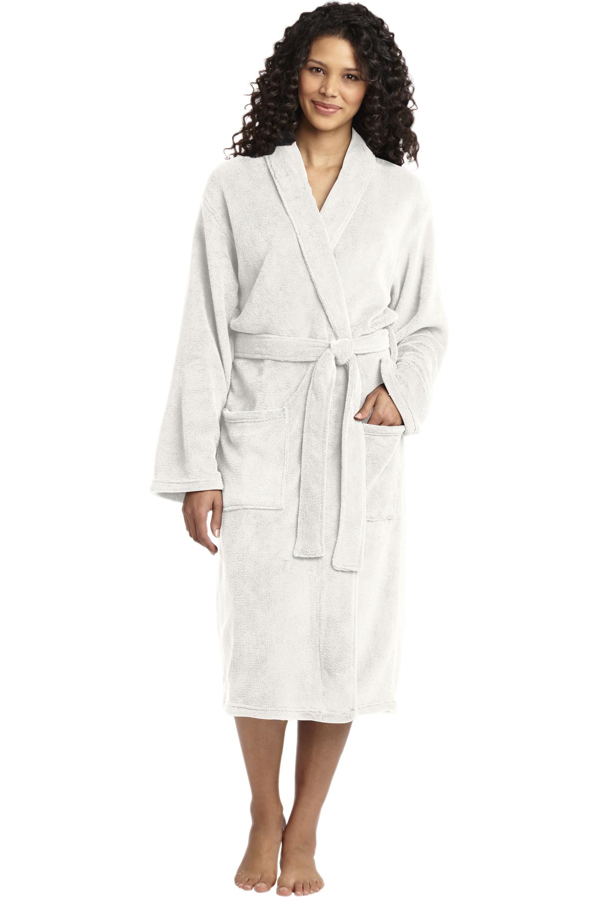 Port Authority Plush Microfleece Shawl Collar Robe. R102 7