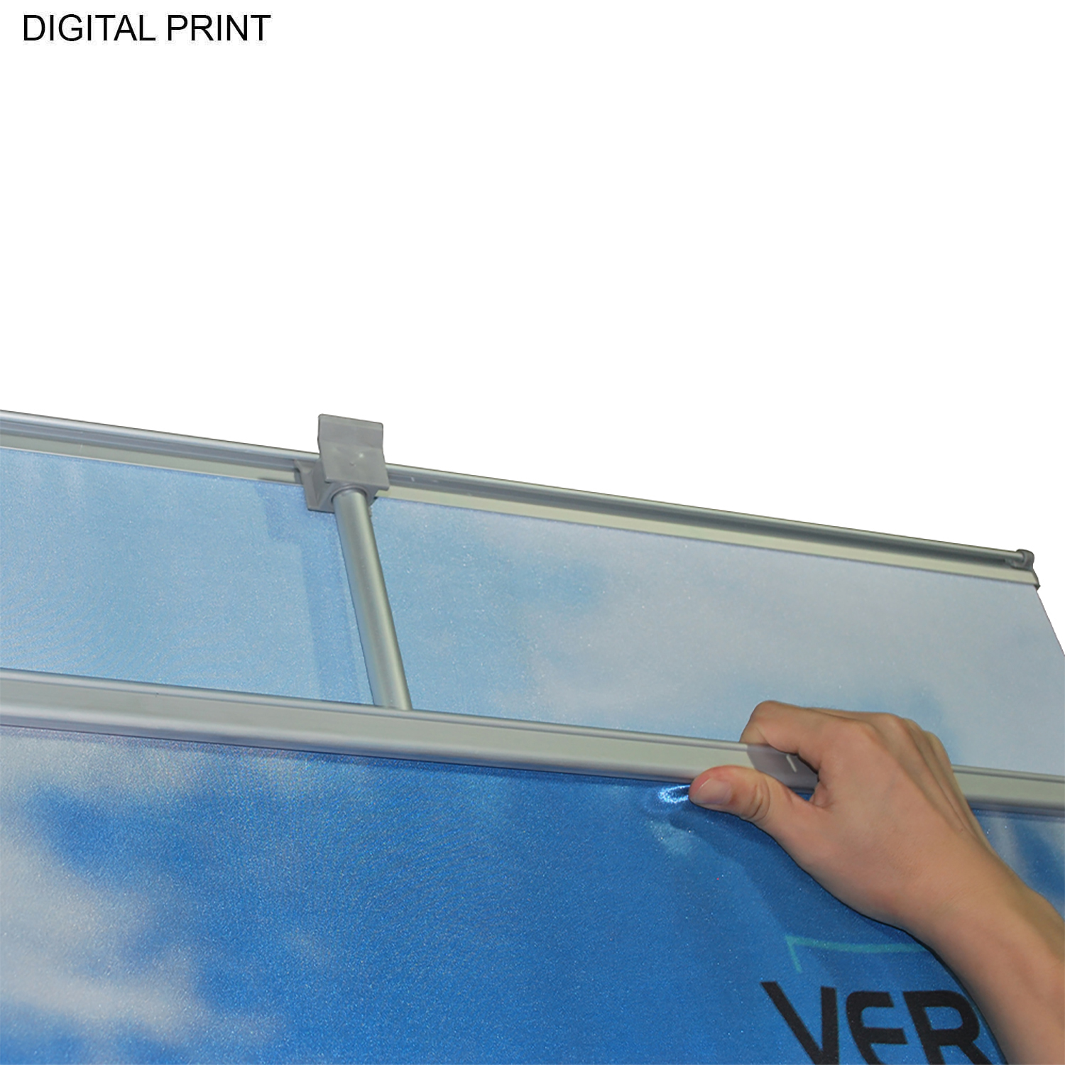 Supreme Tradeshow Package, Double sided Pull up Banner (DP783) + Stretch fit tablecloth 6' (SU577) 7