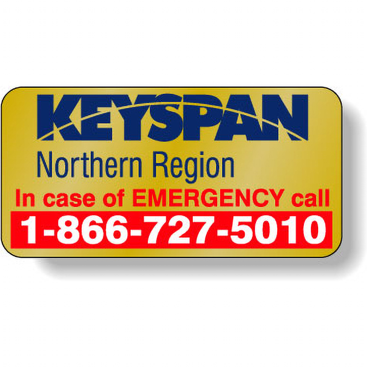 Dull Gold Foil Paper Roll Labels Stock Rectangle (1"x2")