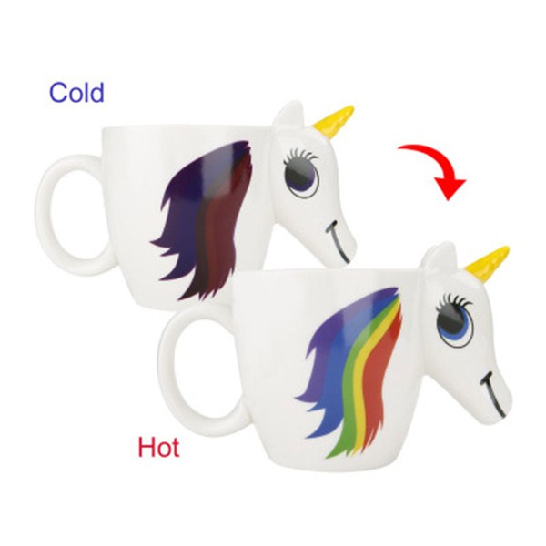 Unicorn Ceramic Color Changing Mug 3D Heat Magic Coffee Cup 2