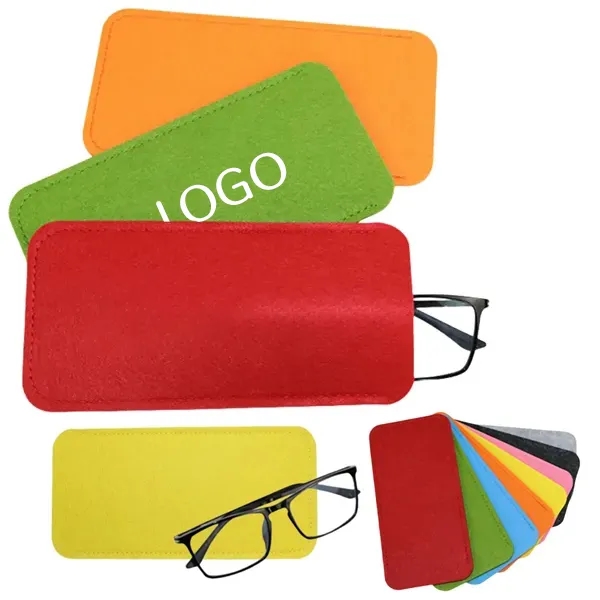 Felt Eyeglasses Bag with Square 2