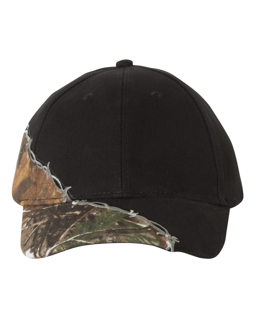 Licensed Camo with Barbed Wire Embroidery Cap - LC4BW 6
