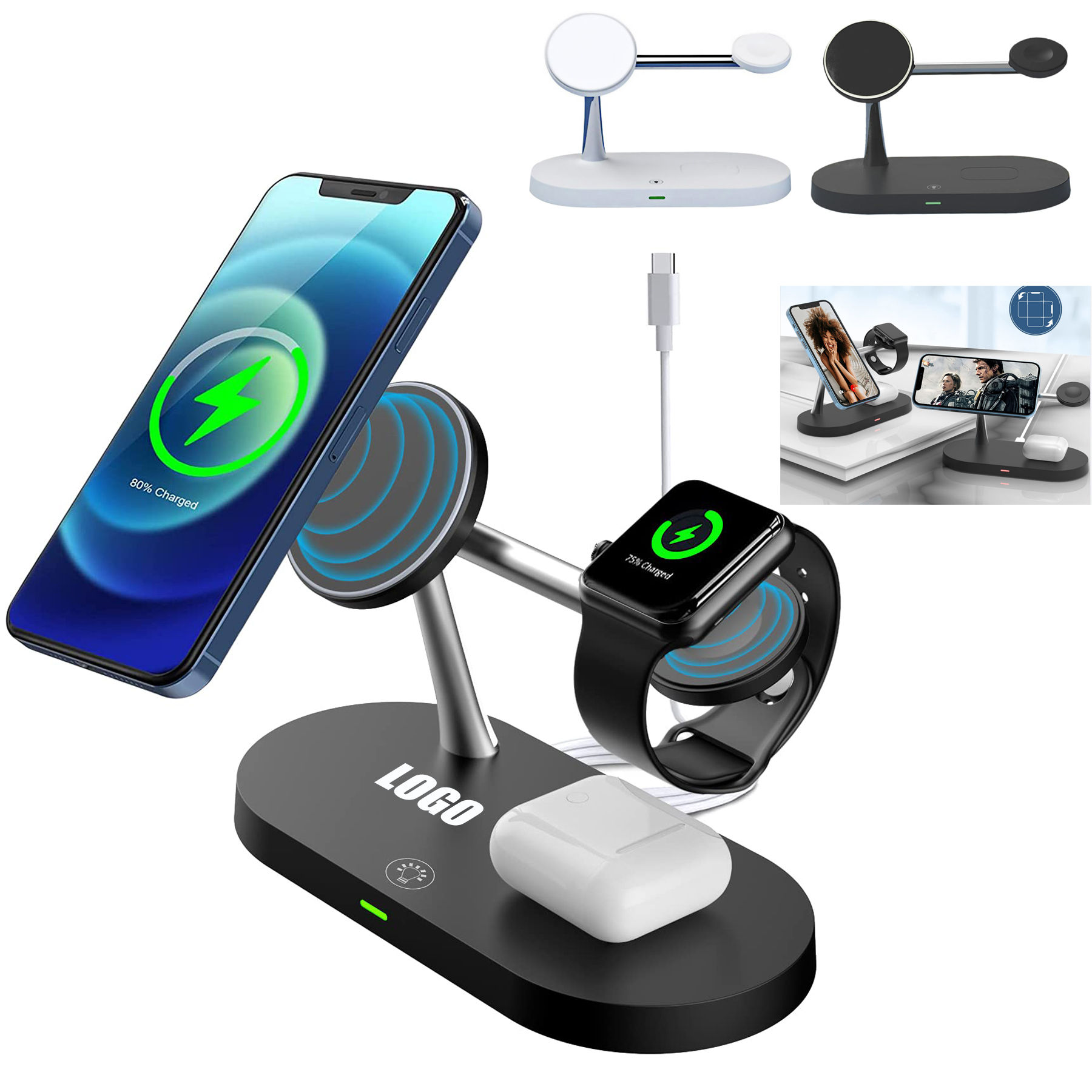 5 in 1 Magnetic Wireless Charger 1