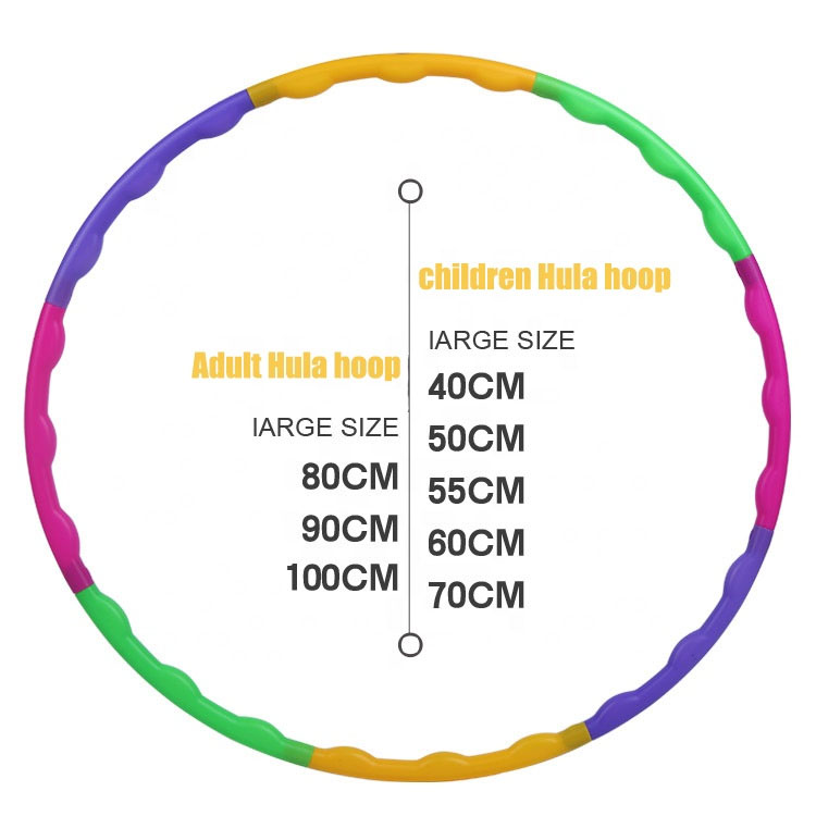 Foldable Removable Colorful Hula Hoop 2