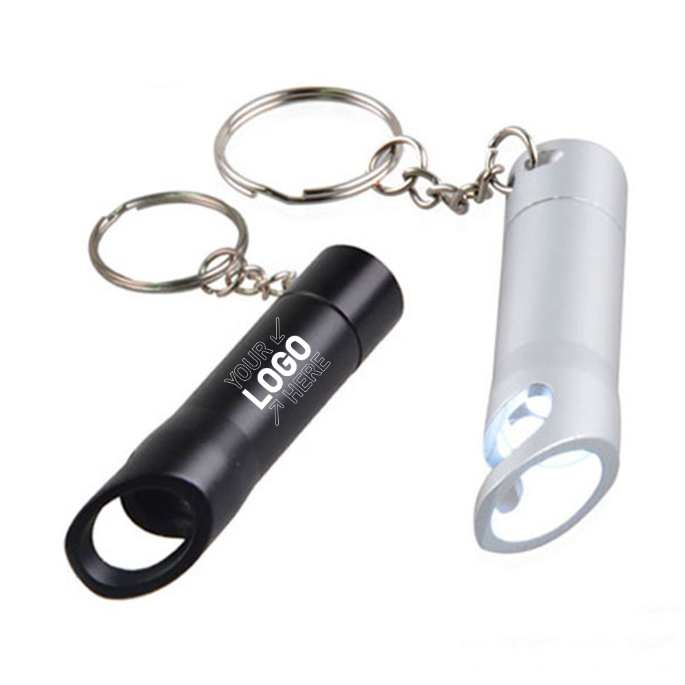 Aluminum LED Flashlight With Bottle Opener 7