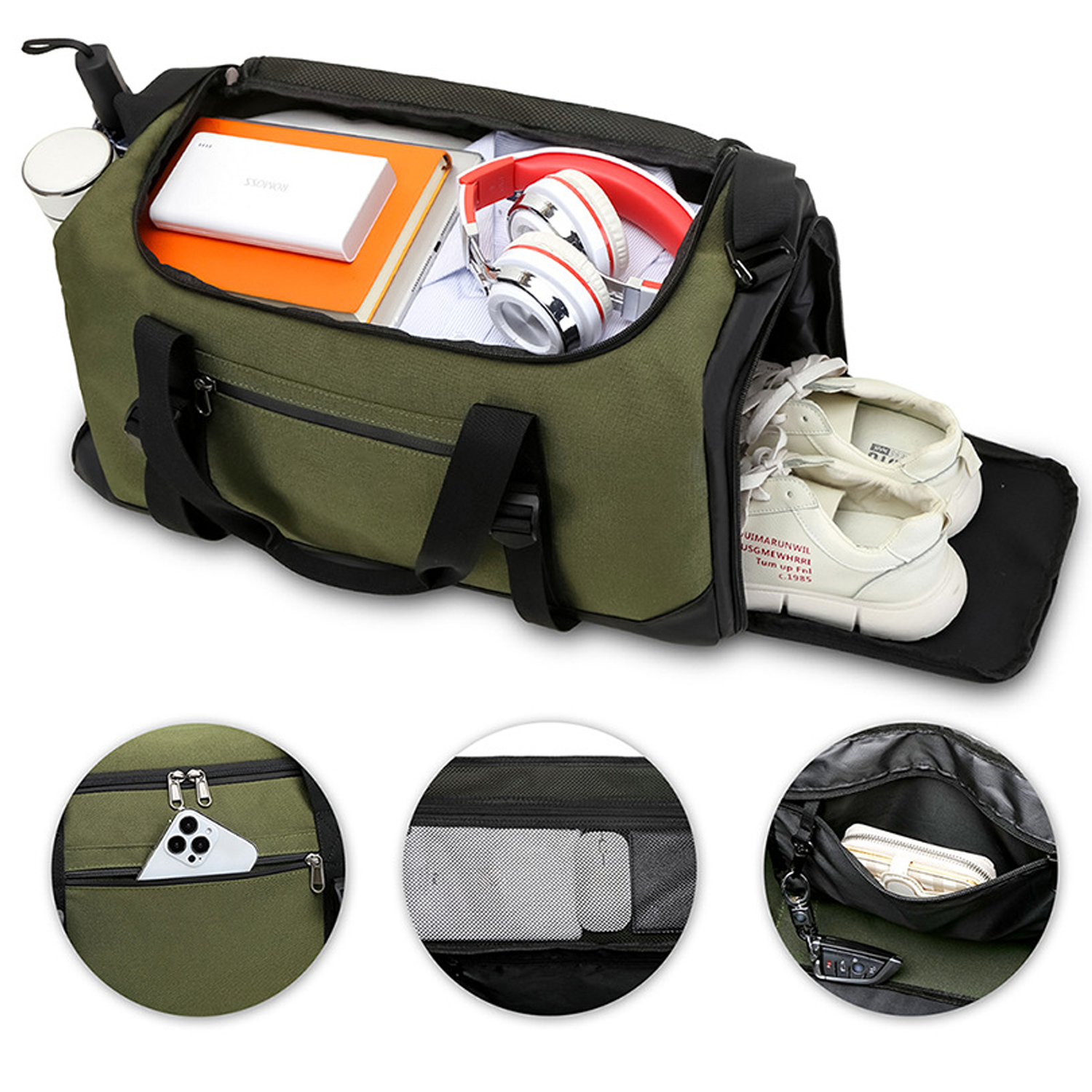 Travel Duffel Sports Gym Bag 4