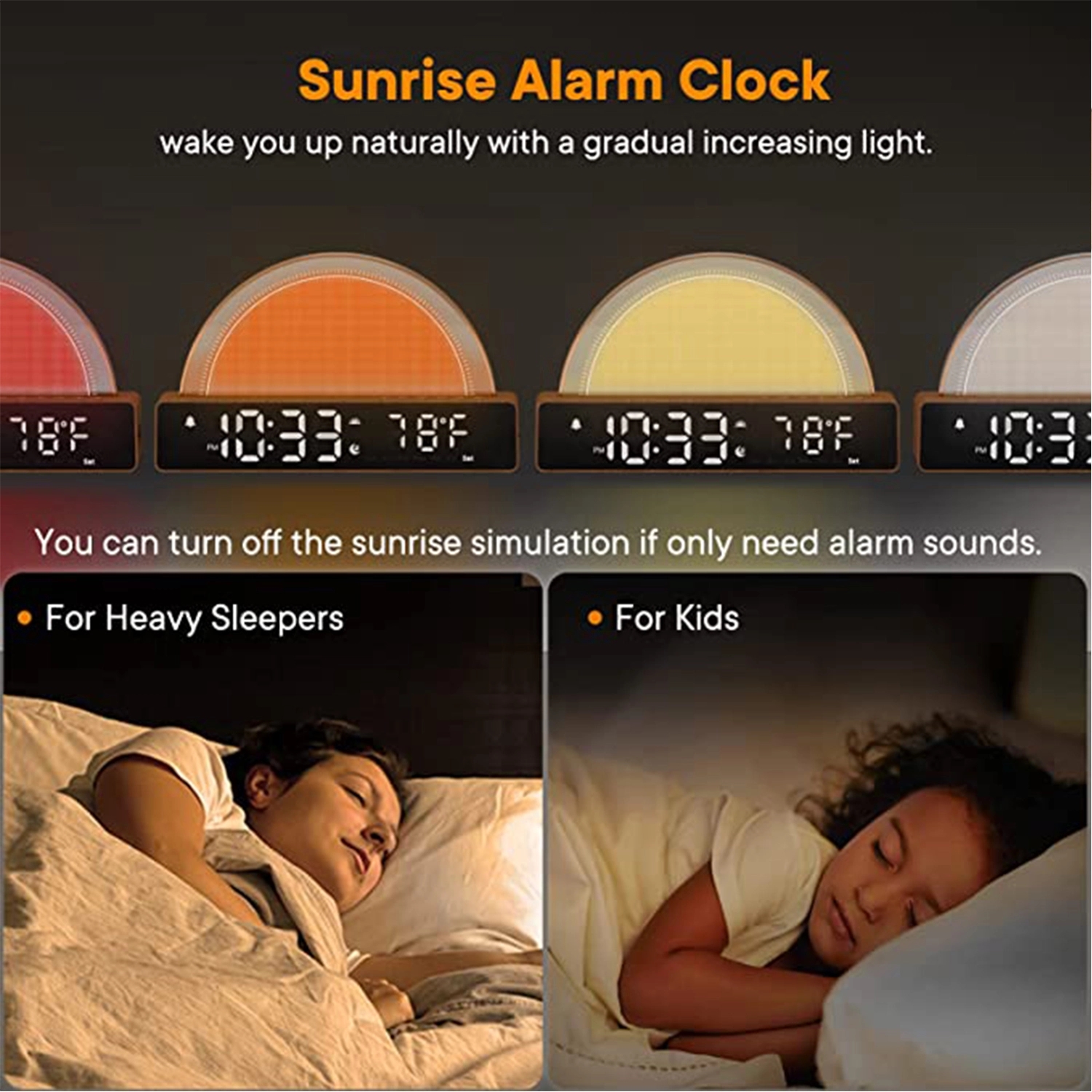 Led Sunrise Alarm Clock 3