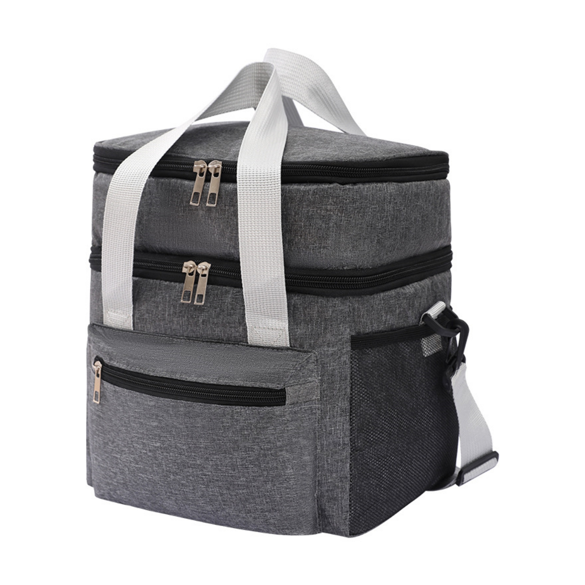 Double-Layer Insulated Tote/Crossbody Bag Large Capacity 4