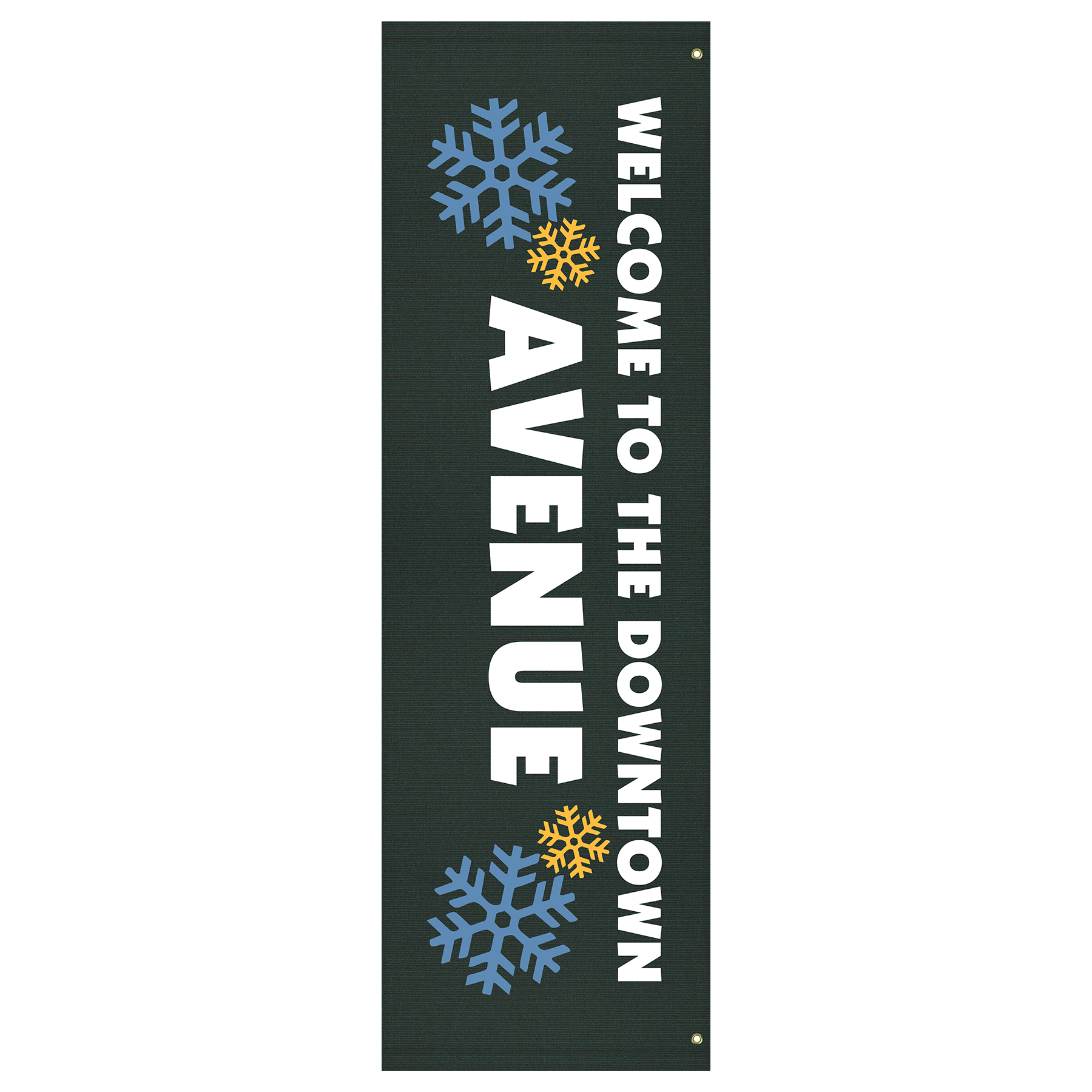 96" x 30" Custom Sunbrella™ Avenue Banner-3 Color Imprint 2