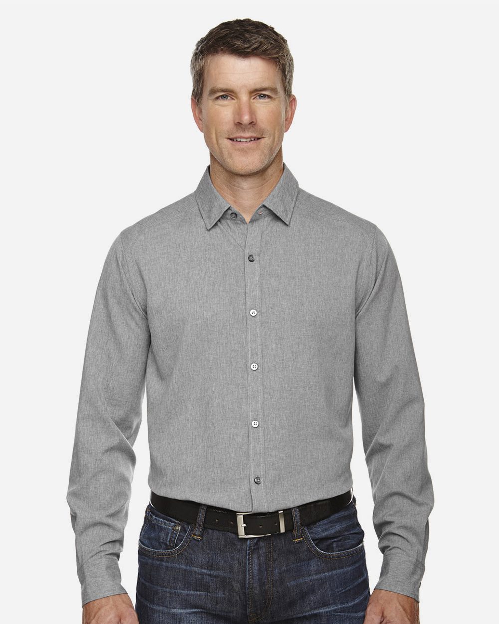 Men's Melange Performance Shirt - 88802 8