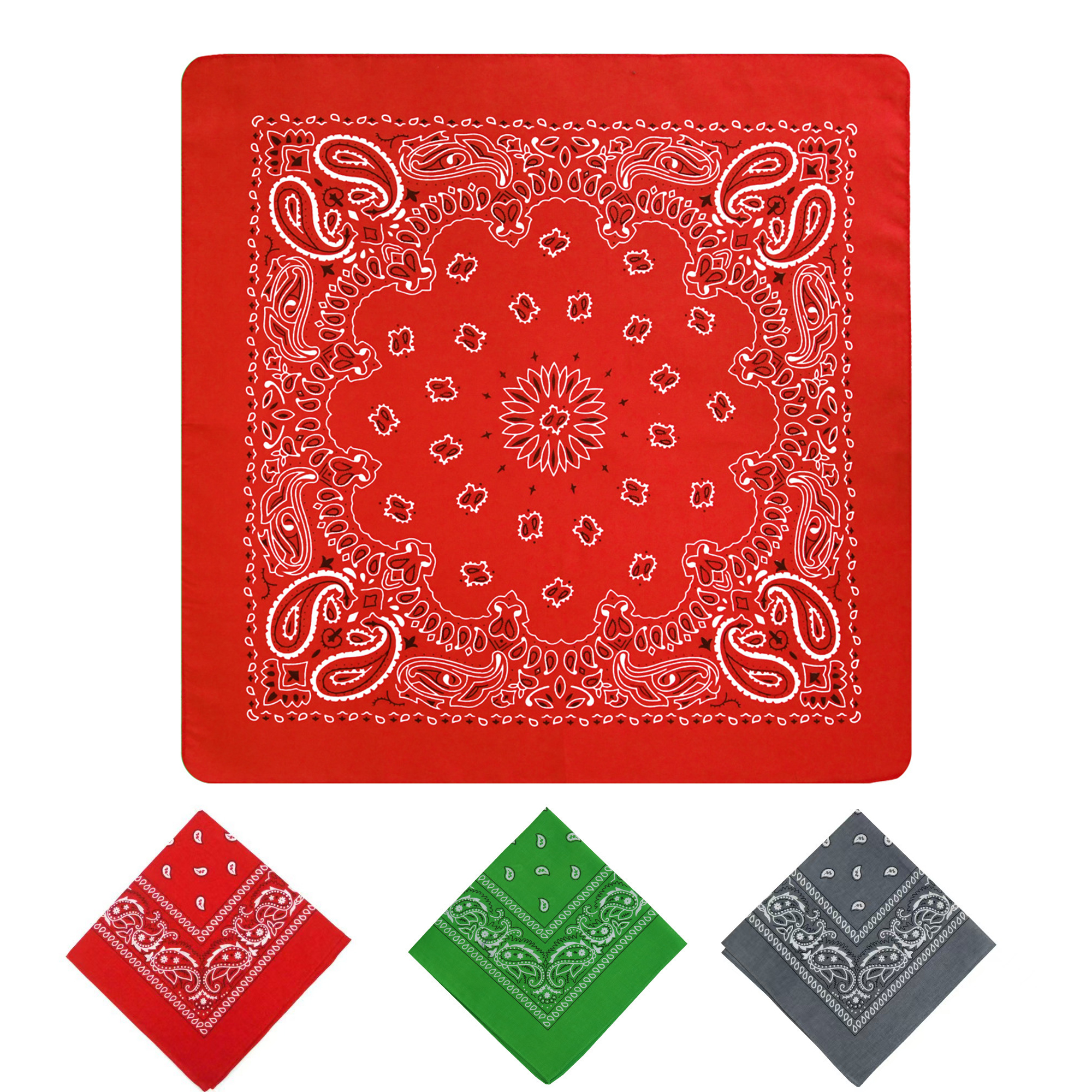 Full Color Polyester Bandanas Multi-Use Headbands 3