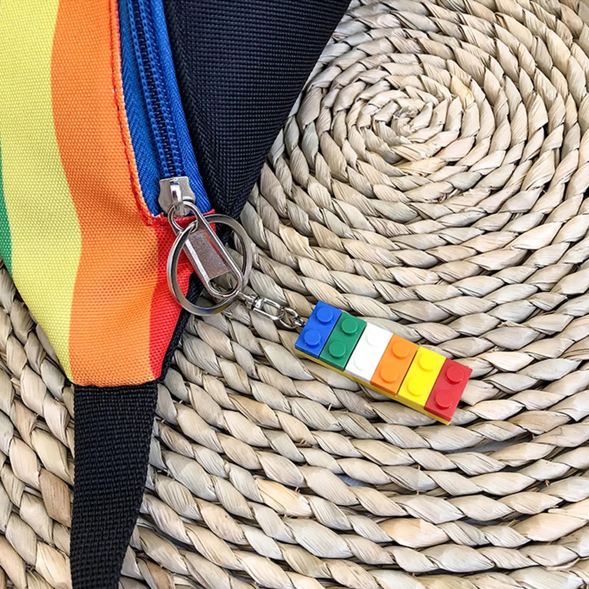 Custom Rainbow Stripe Fanny Pack Waist Bag 1