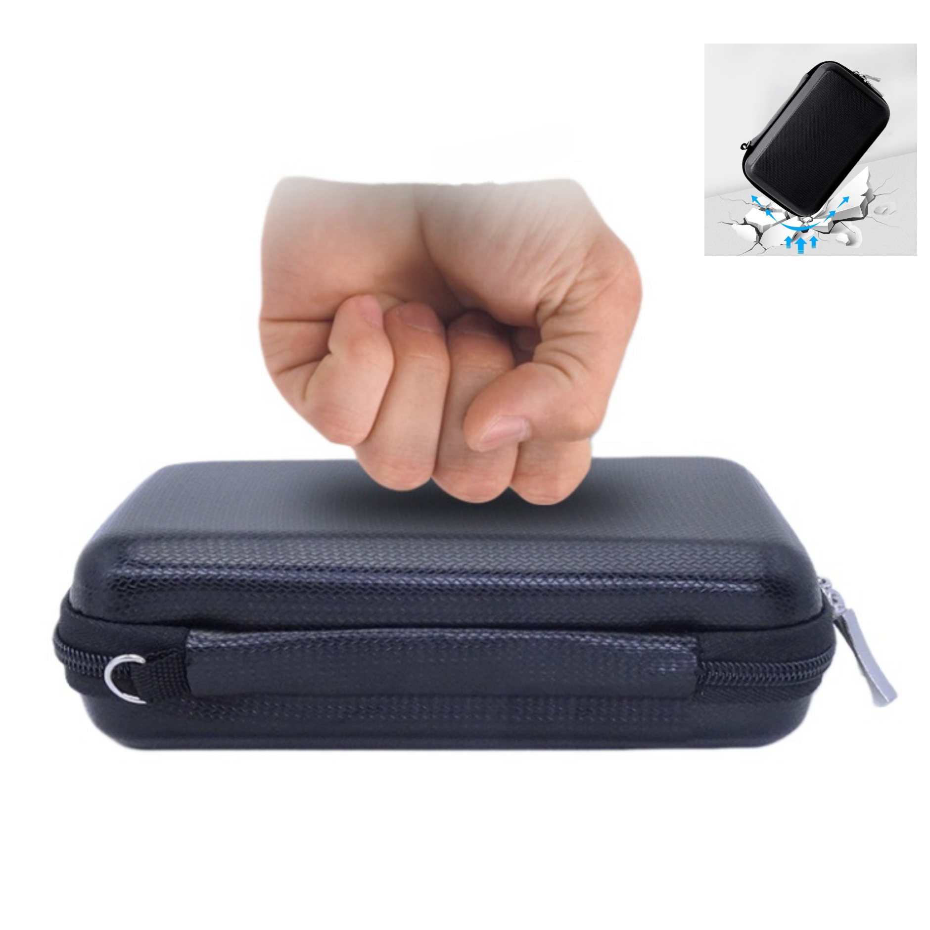 Hard Disk Zippered Travel Case 2