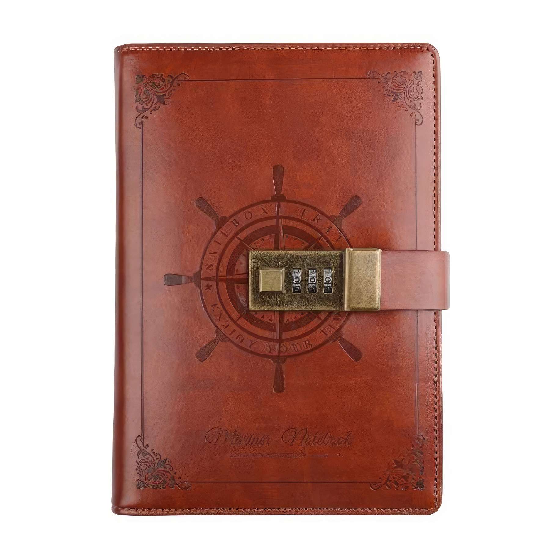 Vintage B6 Diary Notebook with Locks 1