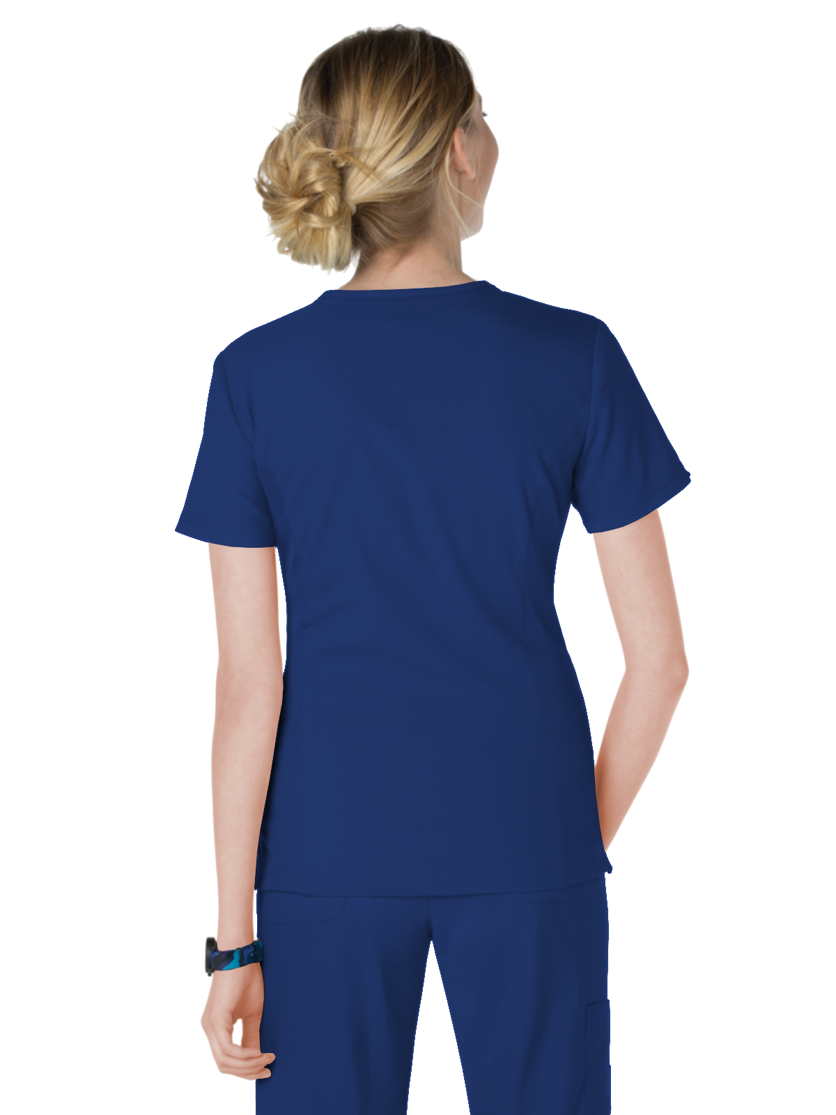 koi - Lite - Women's Four-Pocket Zipper Neck Serenity Top 2
