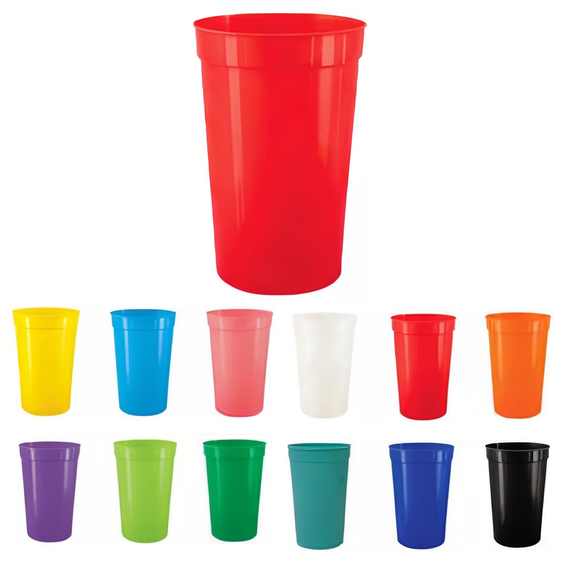 16Oz Plastic Stadium Cup 14