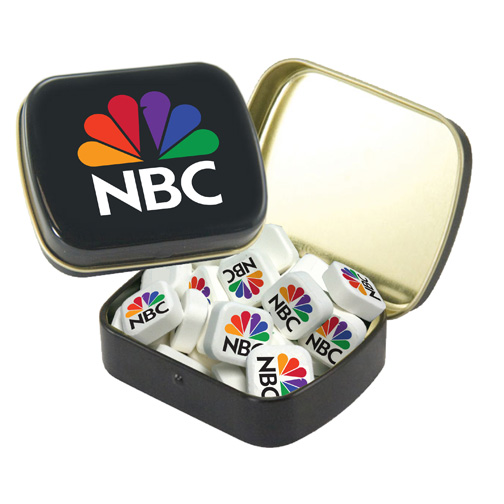 Small Tin with Printed Mints 12