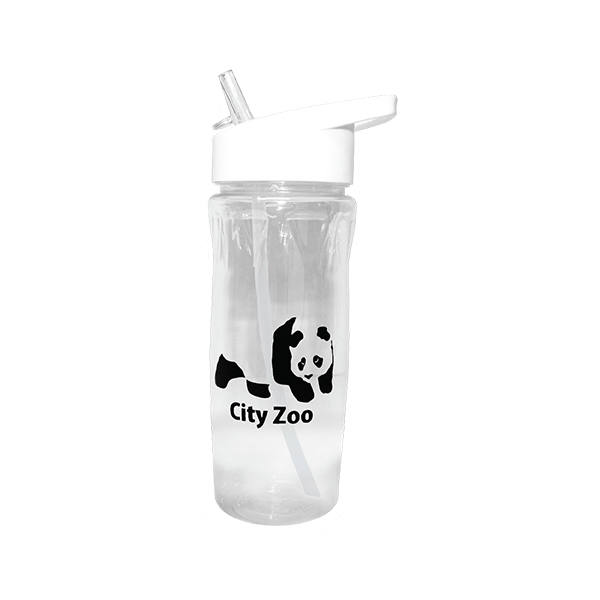 18 oz. Poly-Saver PET Bottle with Straw Cap 3