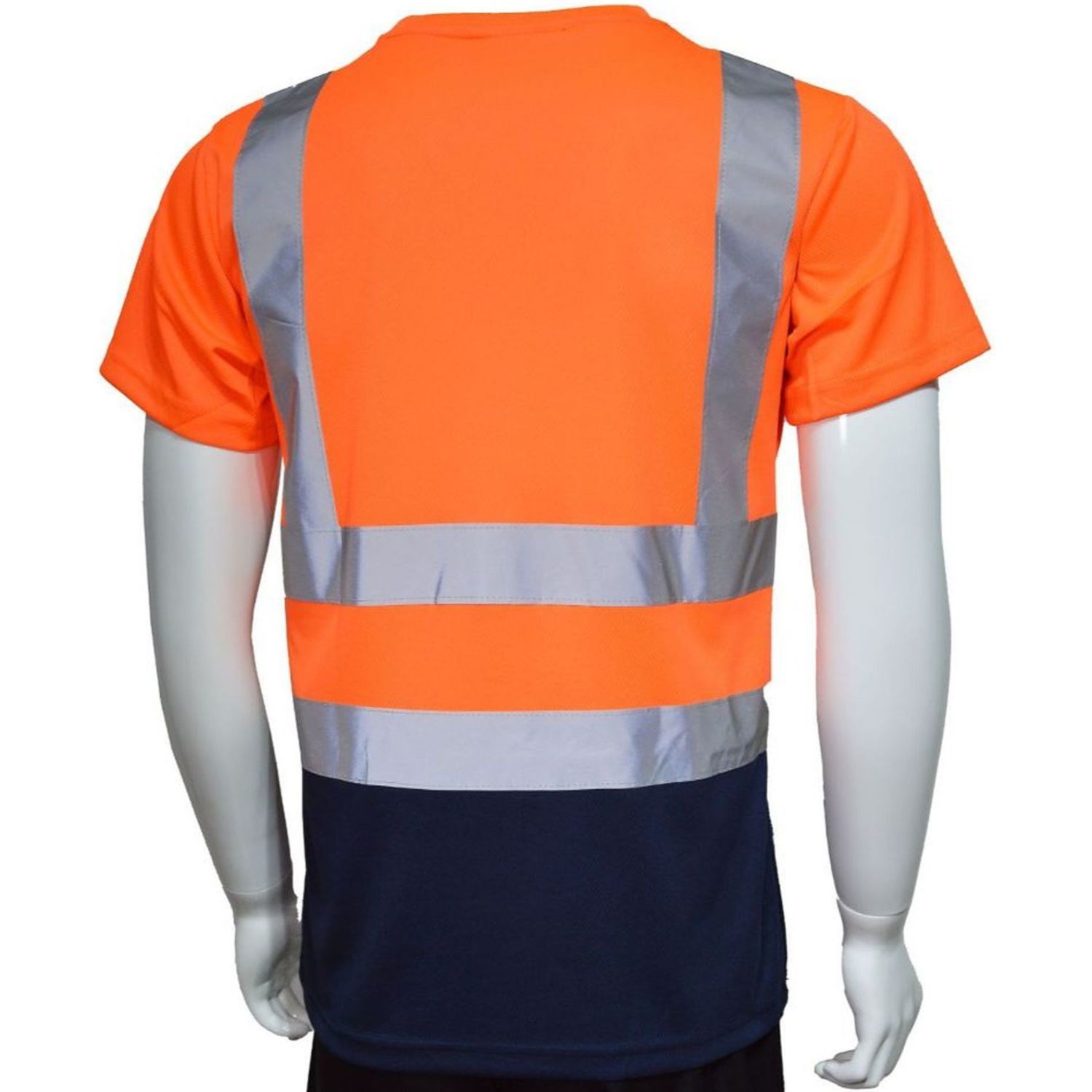 rPET Class 2 Color Block Reflective Safety T-Shirt 3