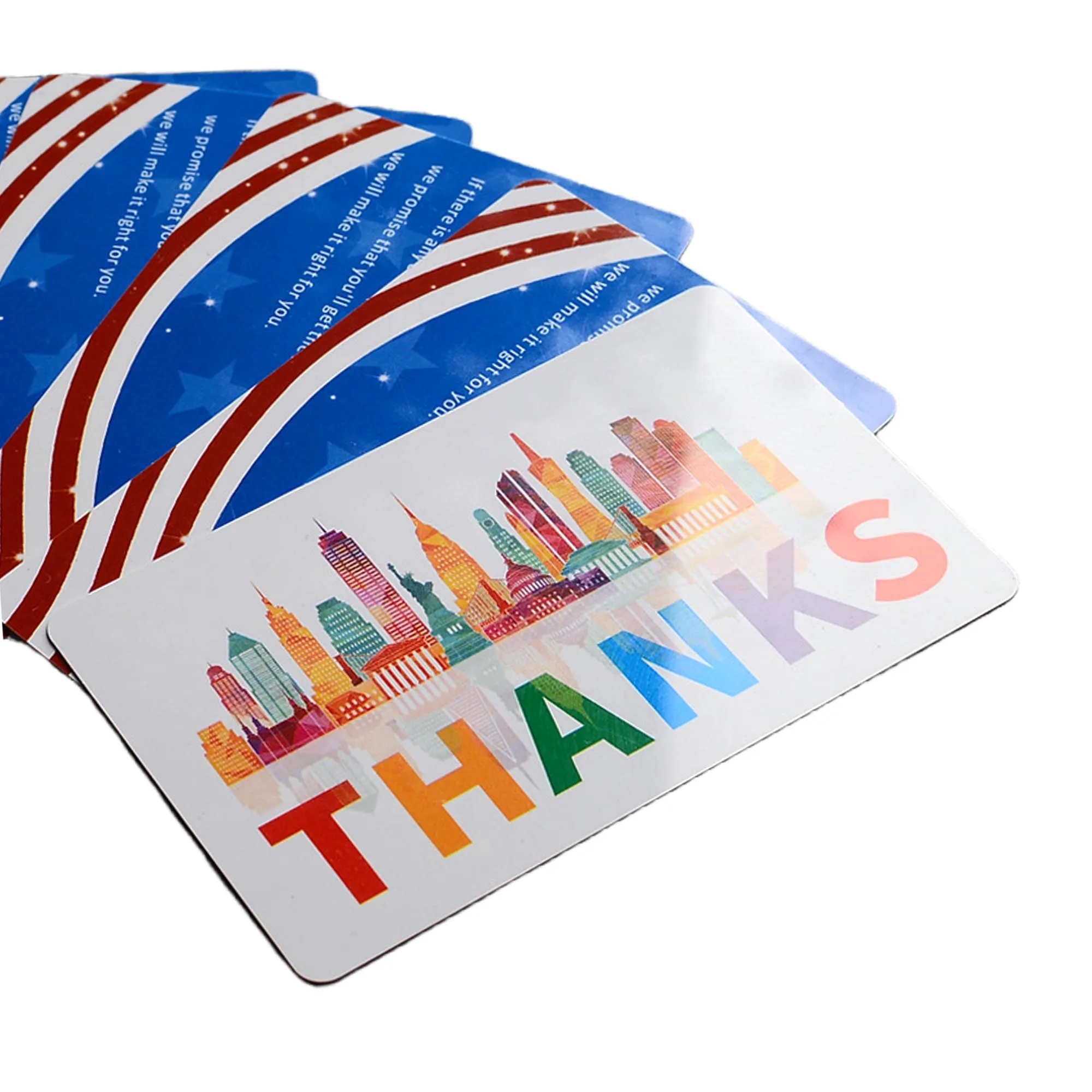 Custom PVC Business Thank-you Card 2