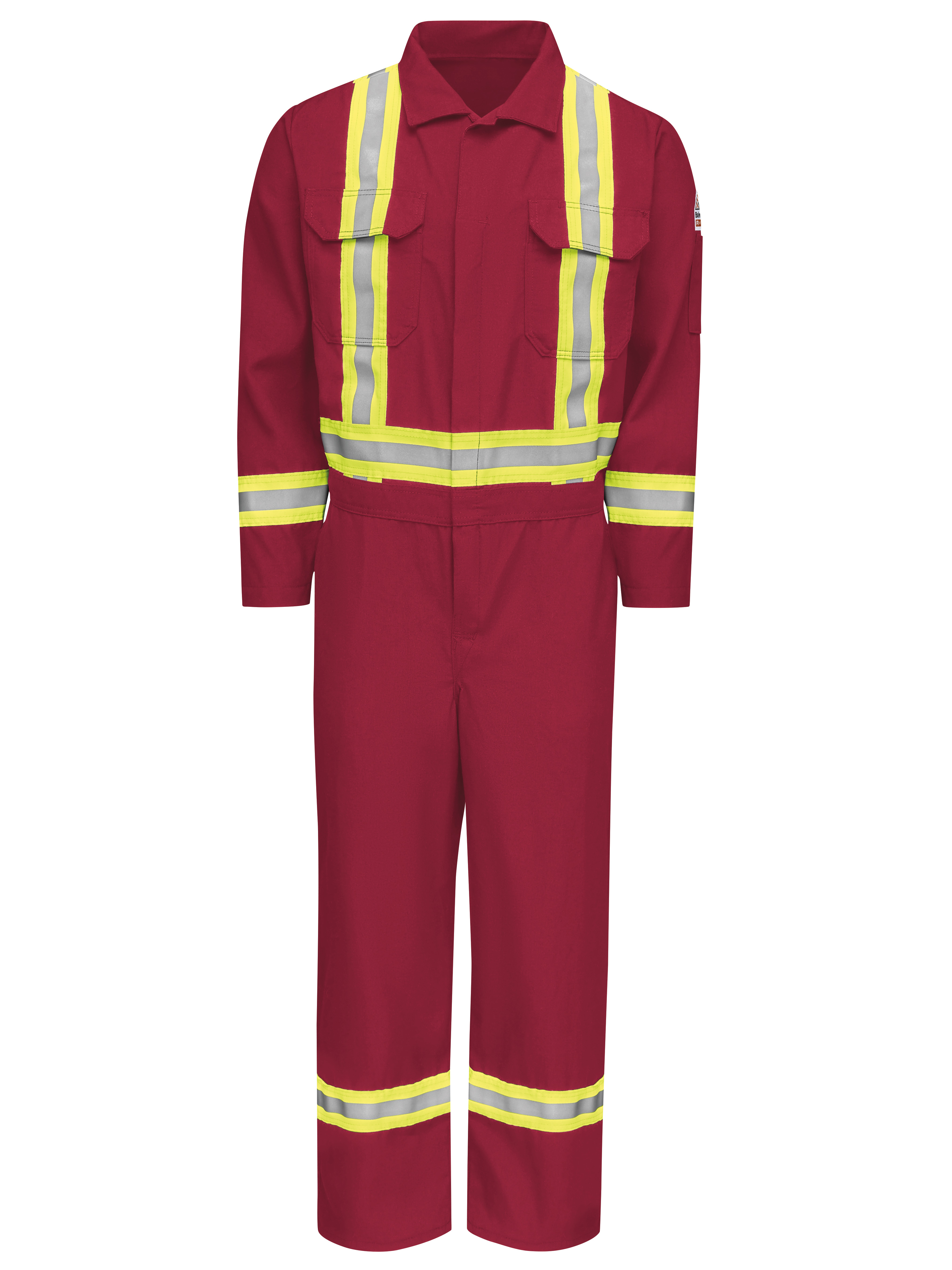 Bulwark® Men's Midweight Nomex FR Premium Coverall with CSA Compliant Reflective Trim 4