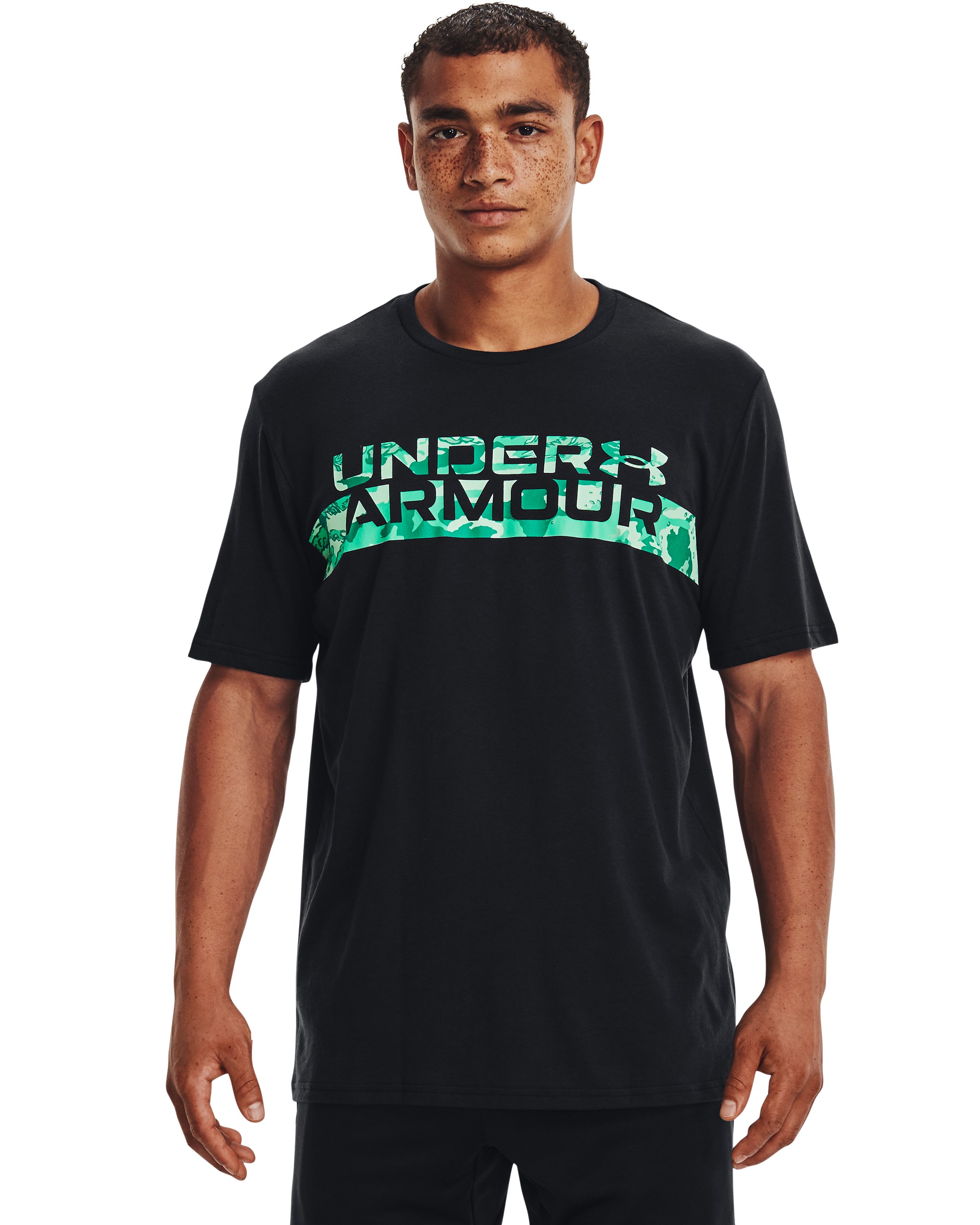 UA Camo Chest Stripe Men's Short Sleeve 3
