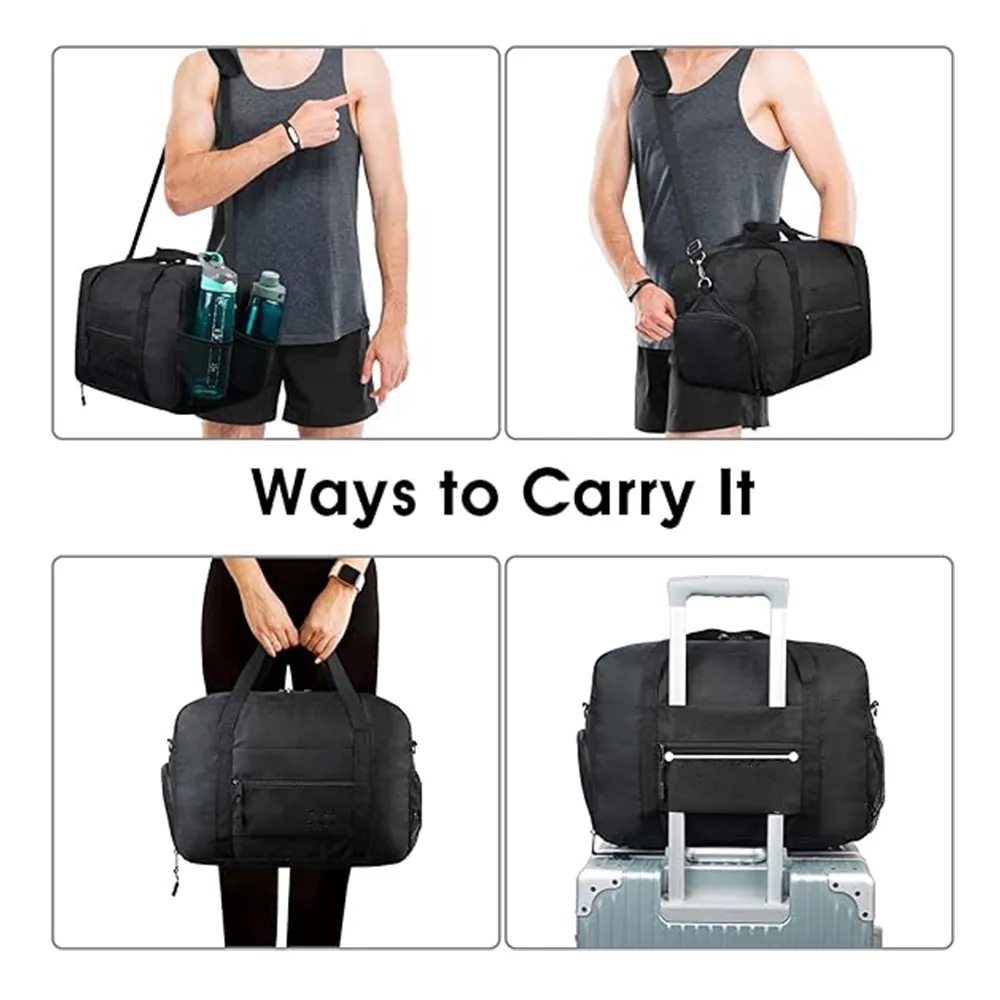 Sports Gym Duffel Bag with Wet Pocket & Shoes Compartment 5