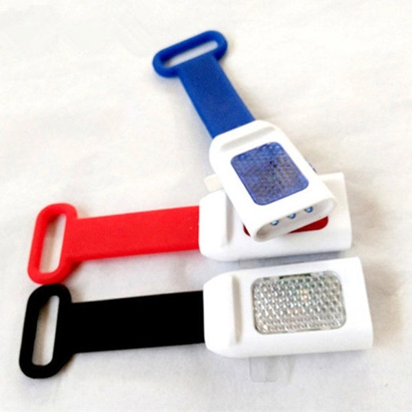 LED Reflective Bicycle Light with Silicone Strap 3