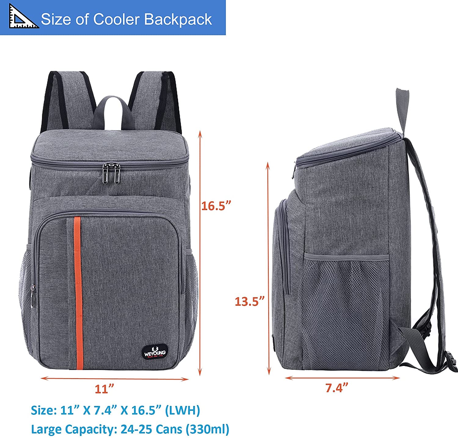 Backpack Picnic Cooler Insulated Bag 10