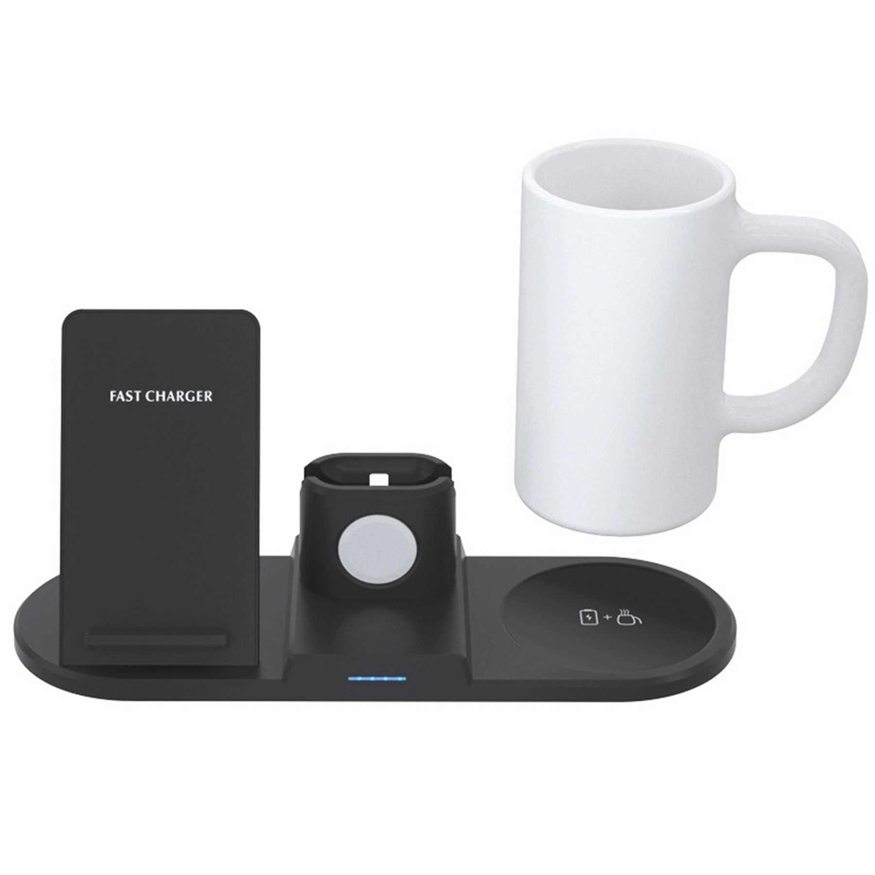 15W Multi-function Wireless Charger with Heating Cup 3