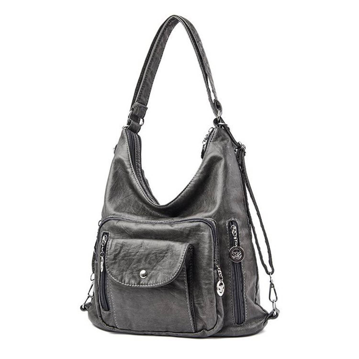 Retro PU Leather Fashion Tote Bag 5