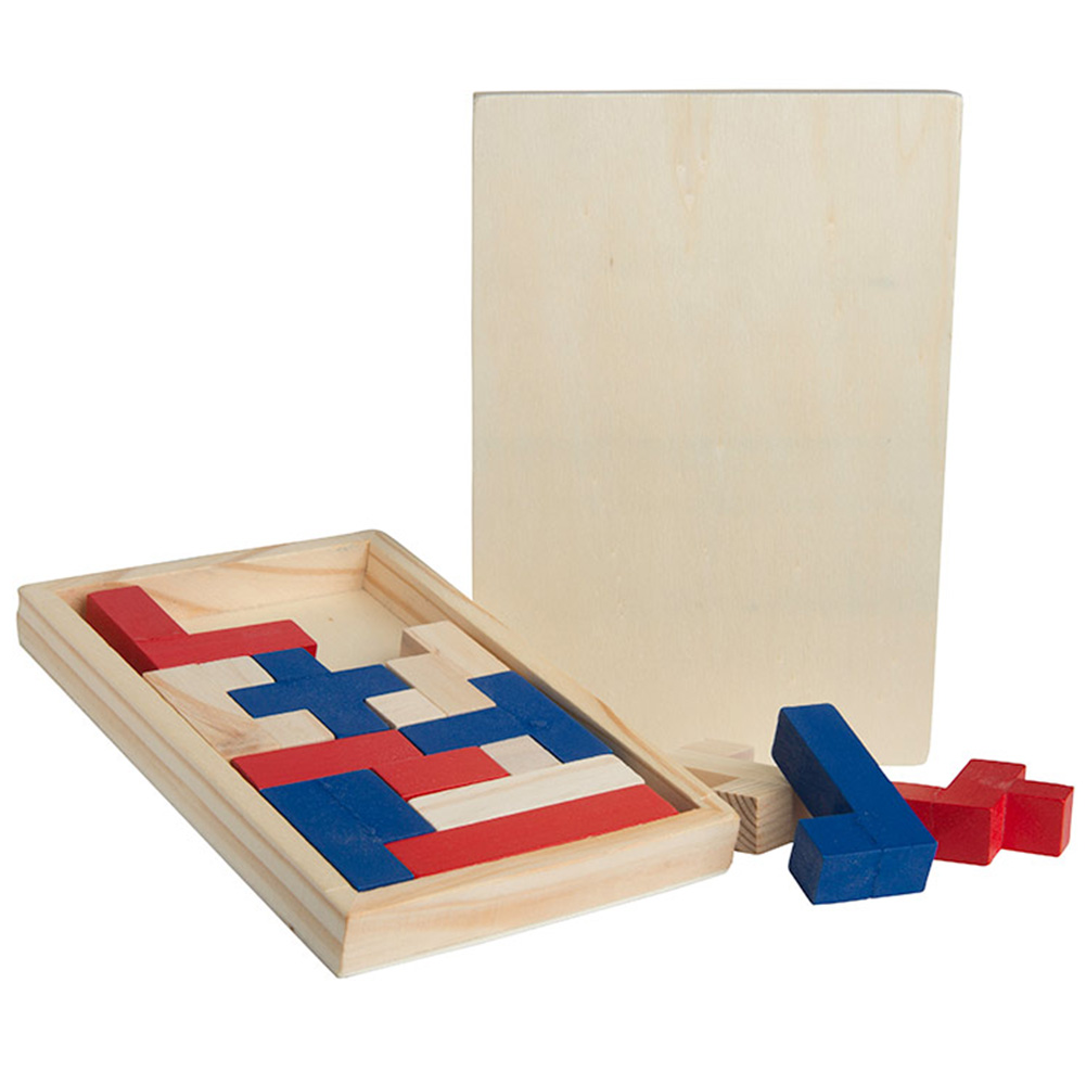 Color Wood Shapes Challenge Puzzle