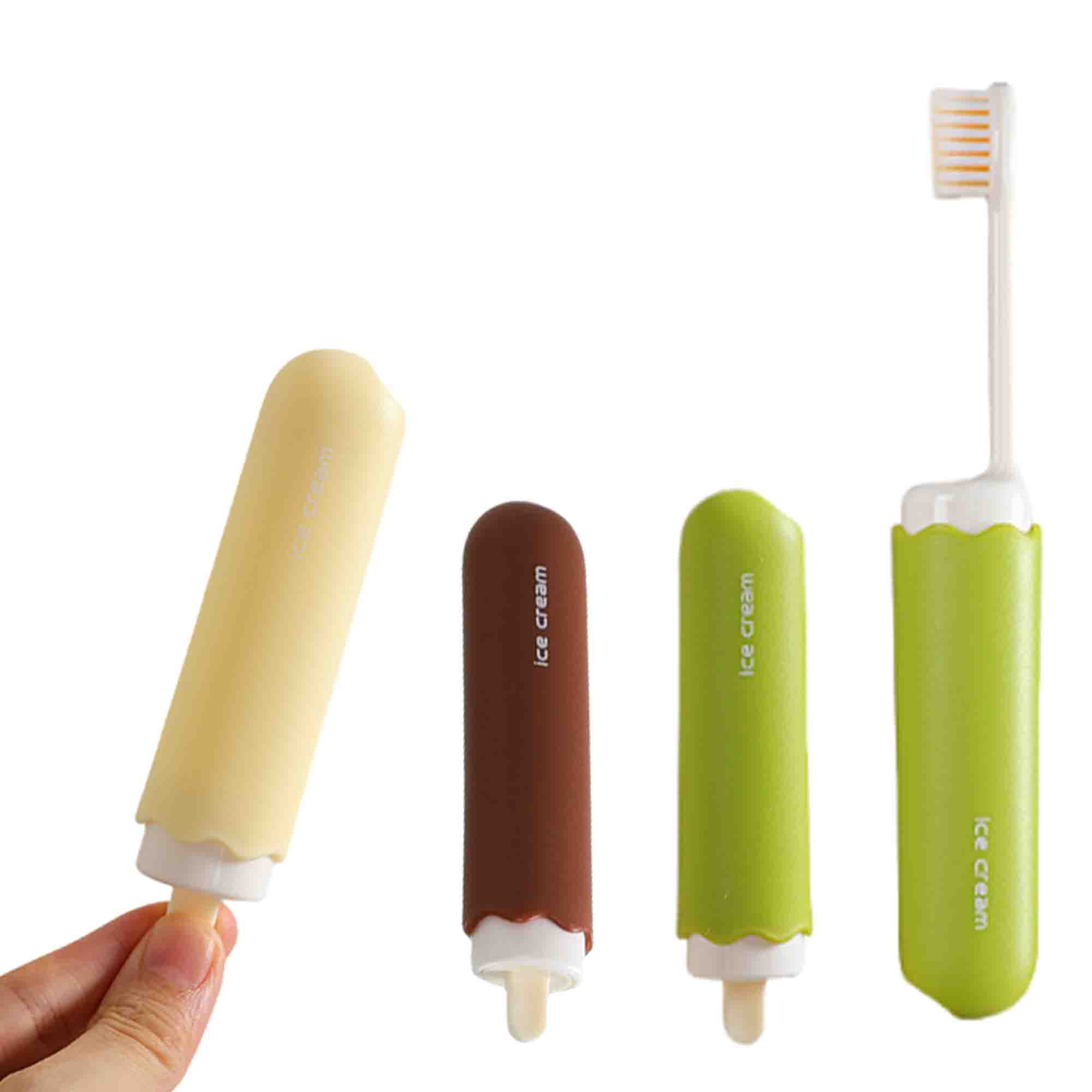 Foldable Travel Toothbrush Folding Soft Medium Bristles 1