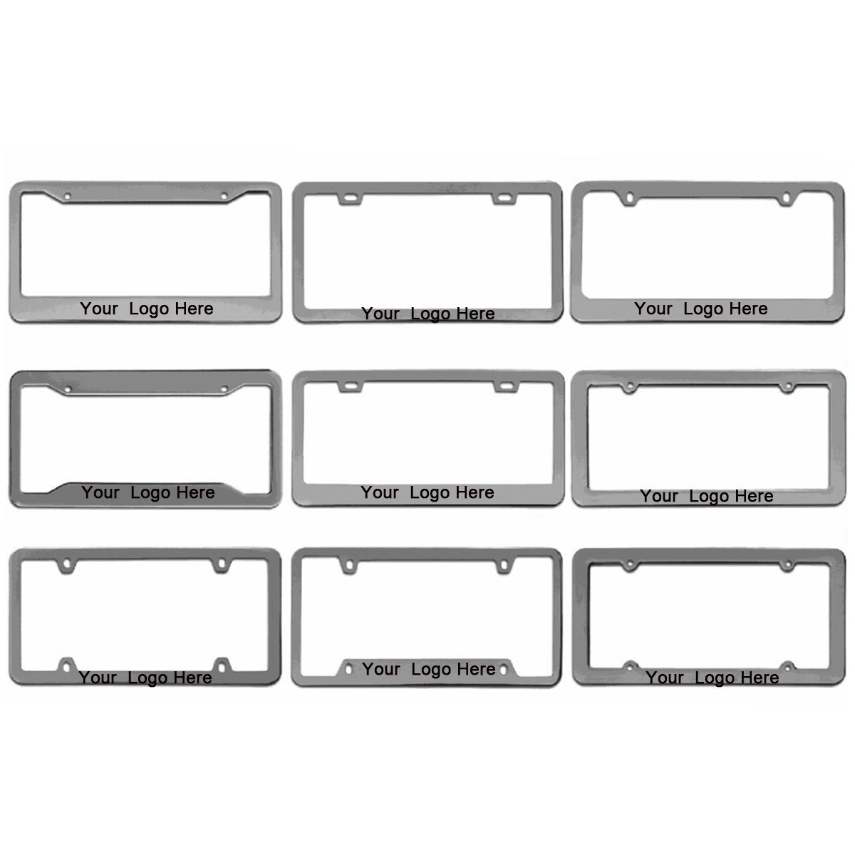 Metal Car Plate License Frame Customed 1