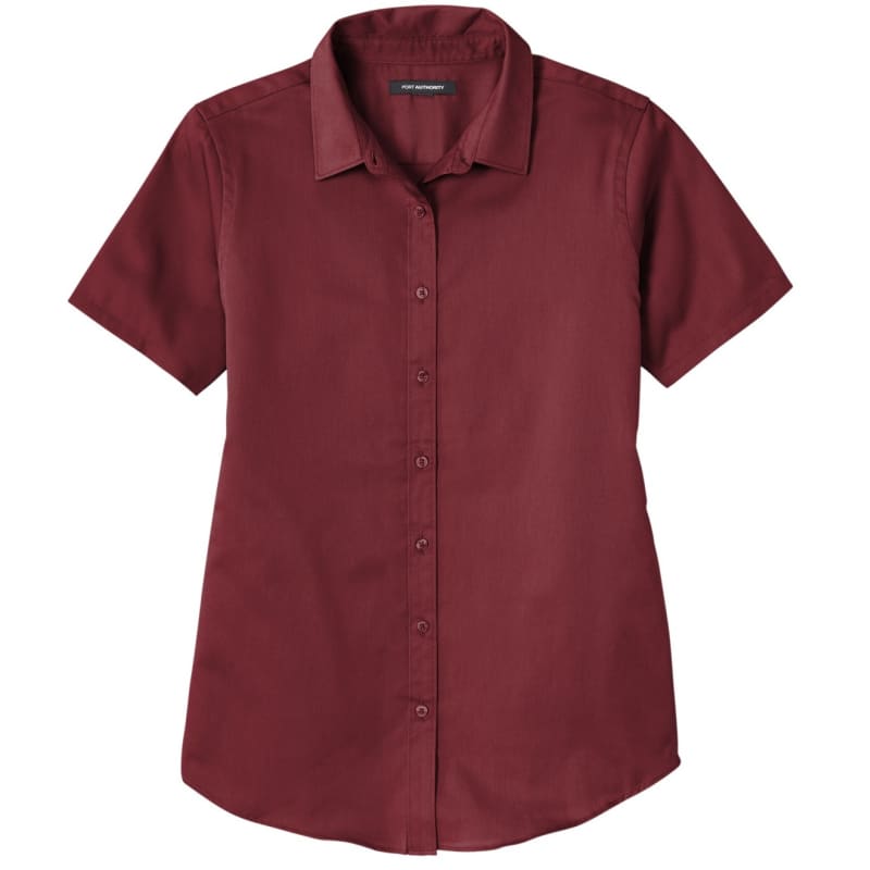 Port Authority Ladies Short Sleeve SuperPro React Twill Shirt. 13