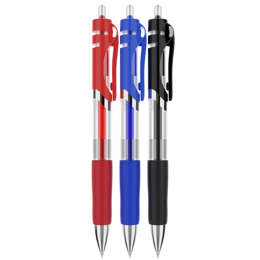 Cultured Retractable Plastic Gel Pen 2