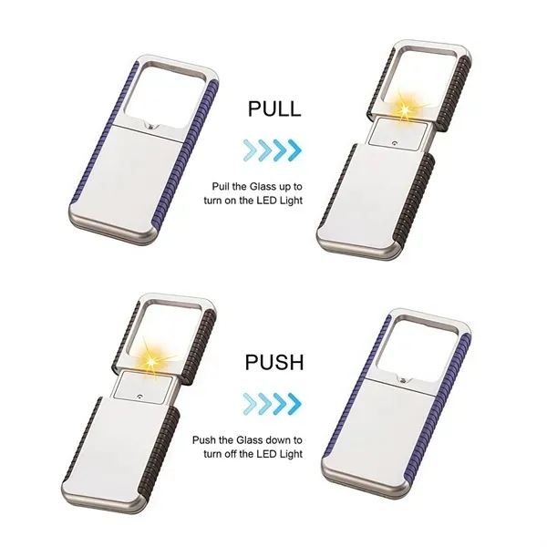 LED Retractable Magnifier - Portable Magnifying Glass 6