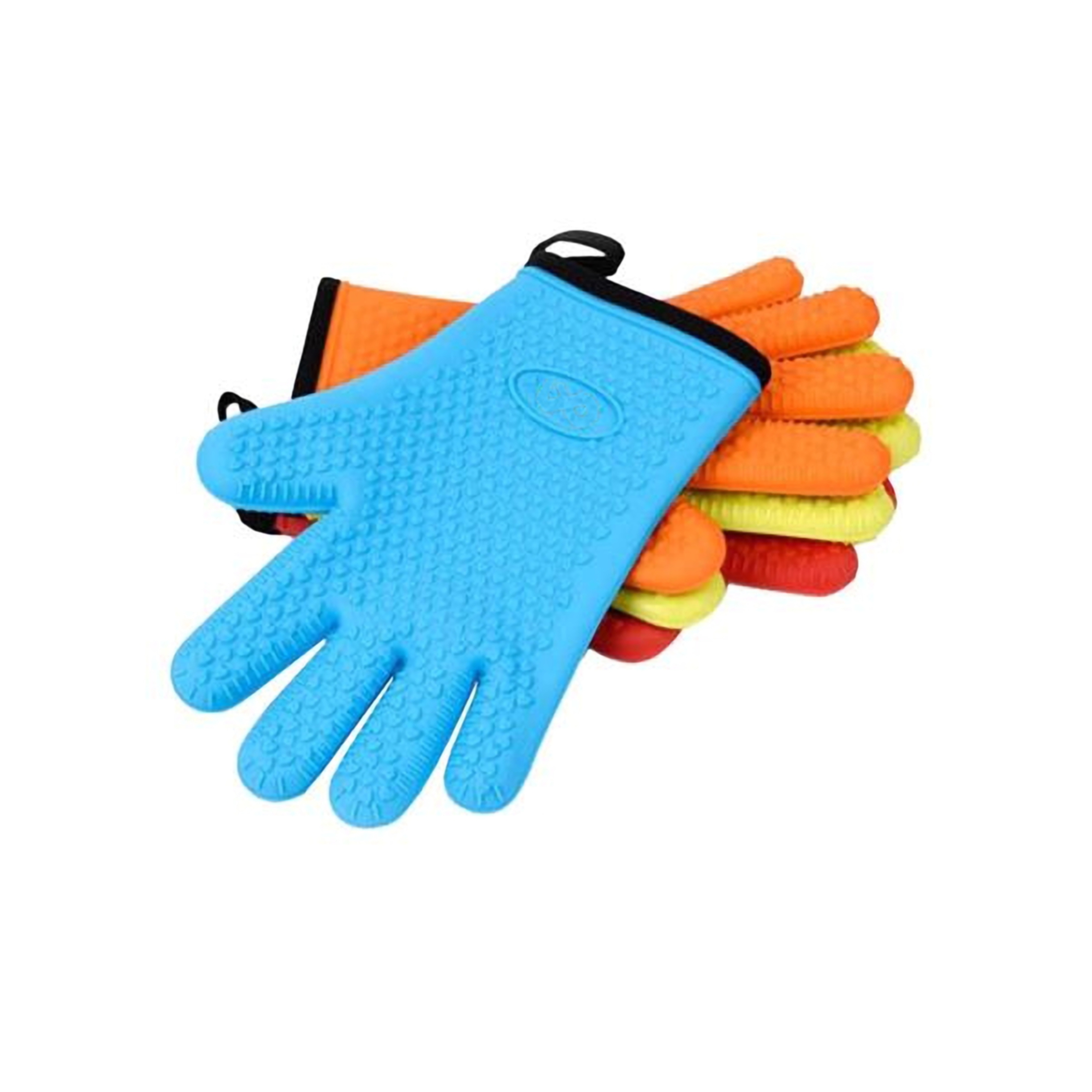 Silicone Oven Mitt w/Cotton Lining 4