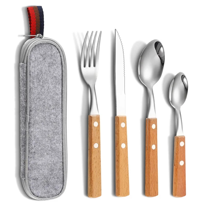 Stainless Steel Travel Utensils With Case 2