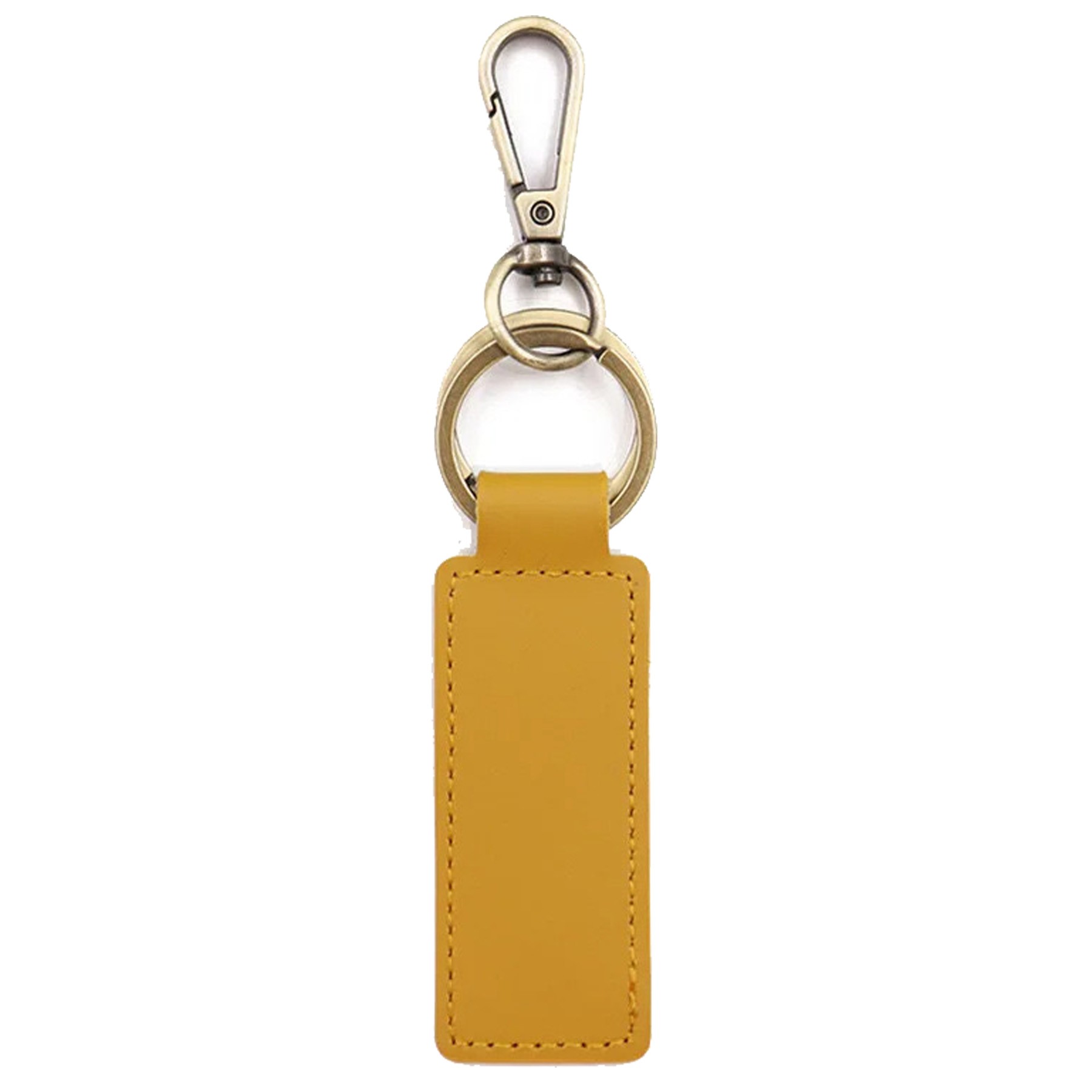 Double Loop Leather Keychain 6