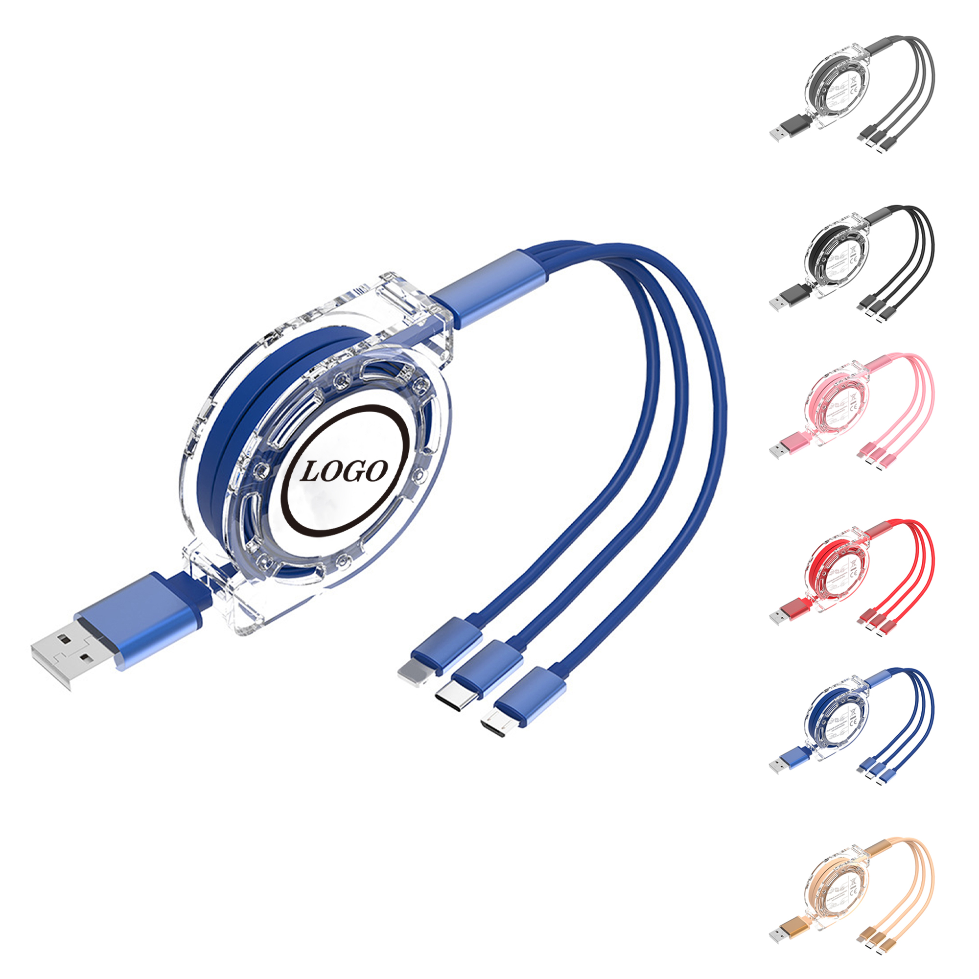 Multi-Function Retractable Data Cable 2