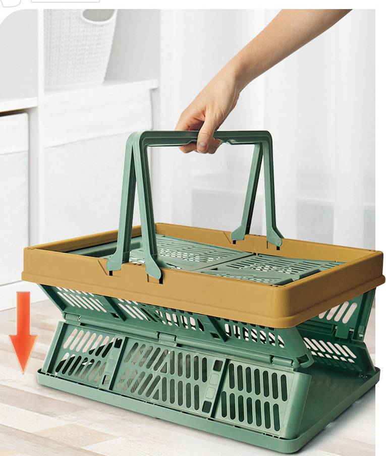 Plastic Foldable Shopping Basket 9